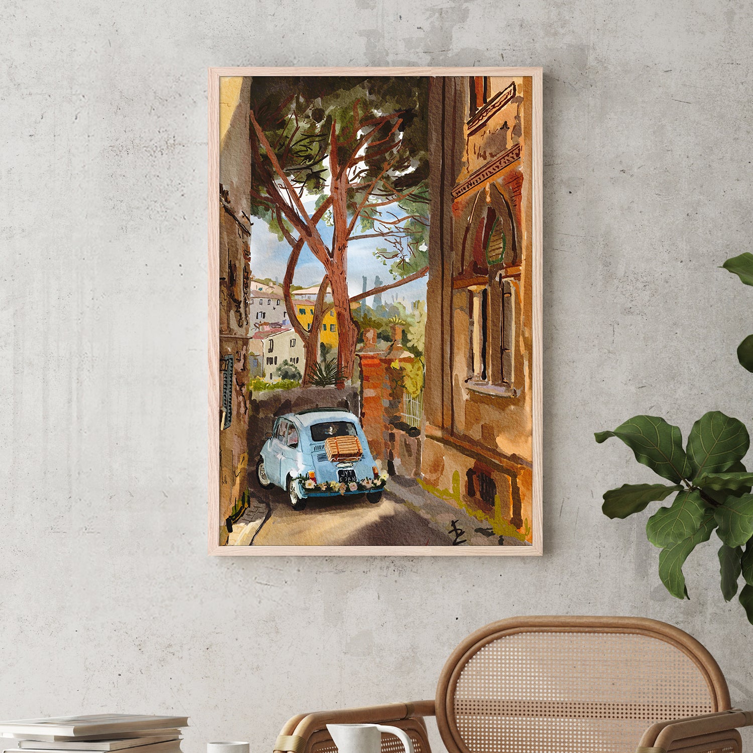 wall-art-print-canvas-poster-framed-Somewhere in Tuscany-7