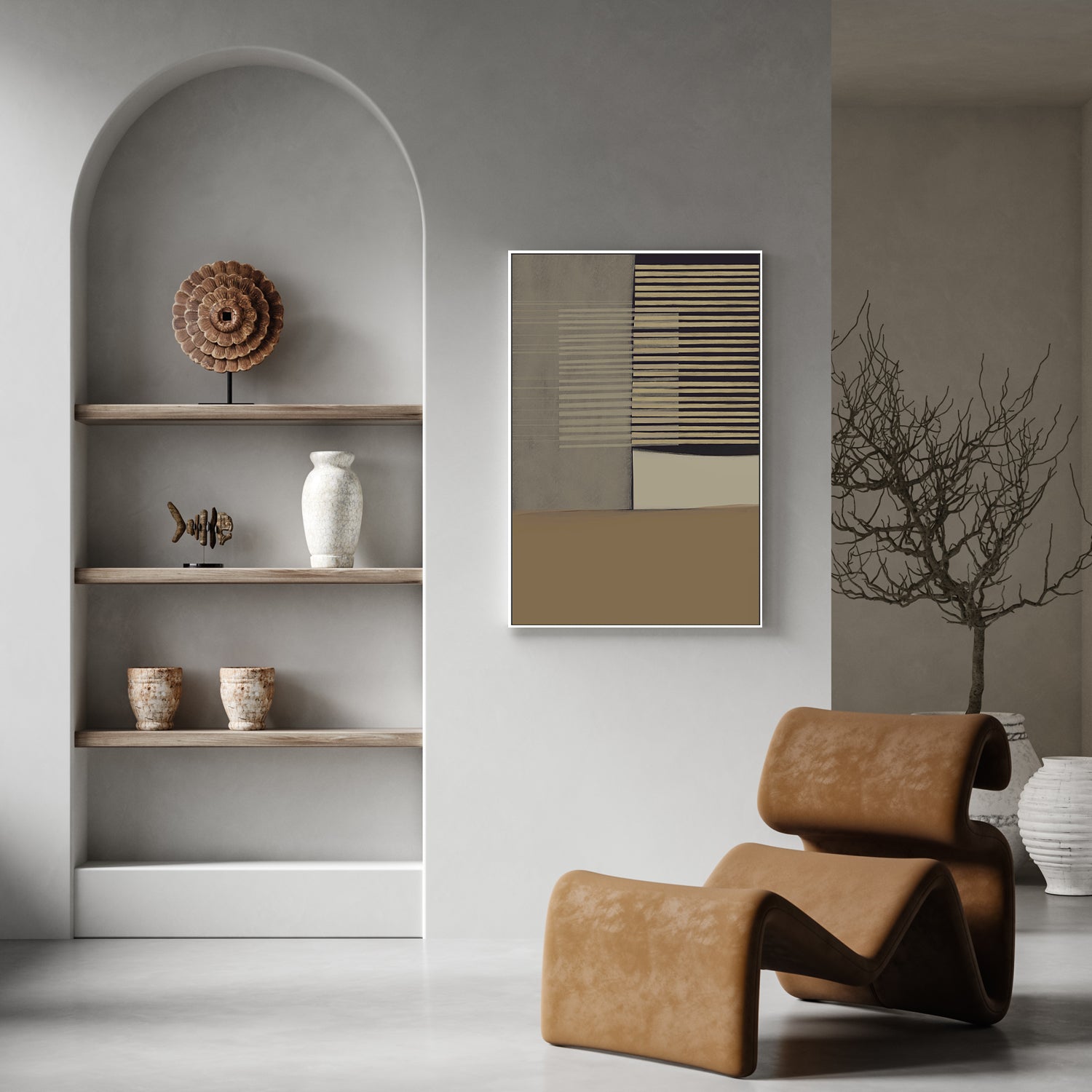 wall-art-print-canvas-poster-framed-Song Of Structure , By Rohan Sharma-7