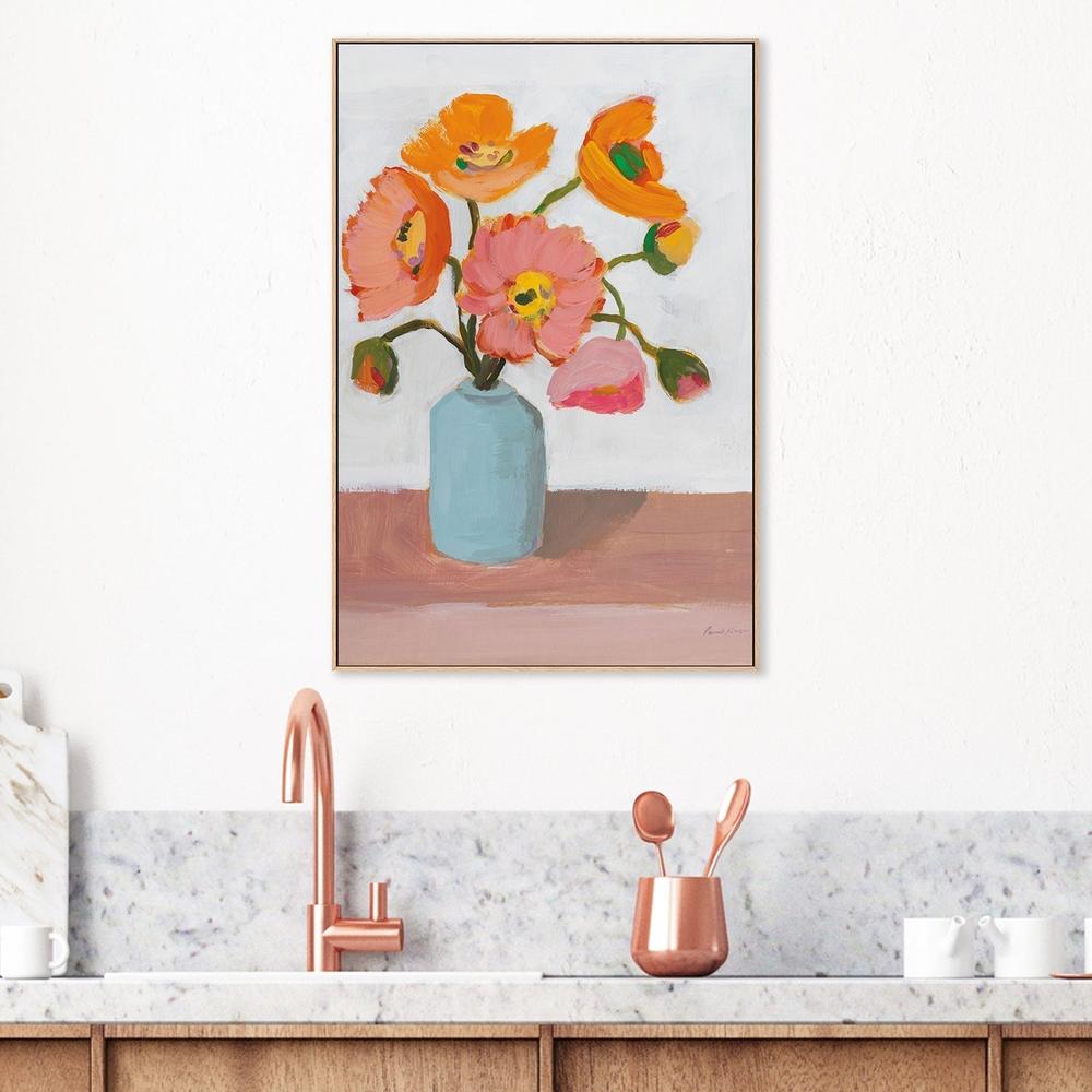 wall-art-print-canvas-poster-framed-Sorbet Poppies, Style B-by-Pamela Munger-Gioia Wall Art