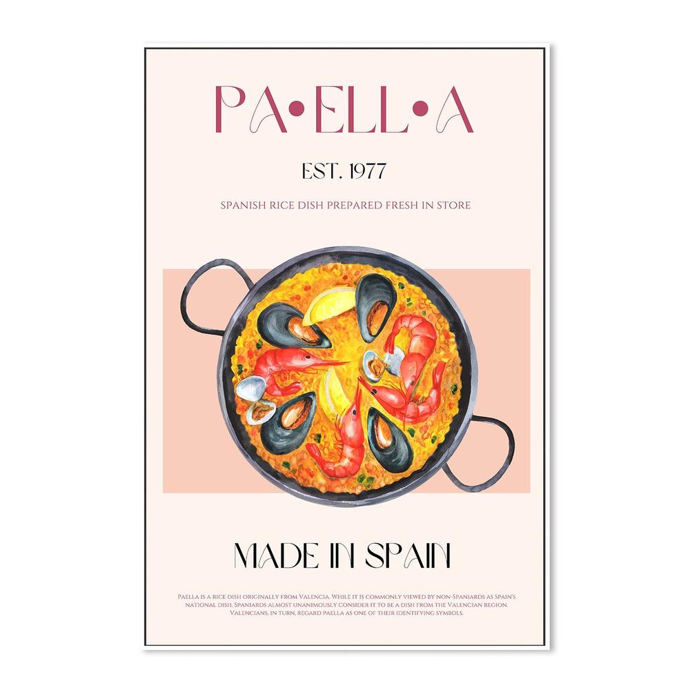 wall-art-print-canvas-poster-framed-Spanish Seafood Paella-5