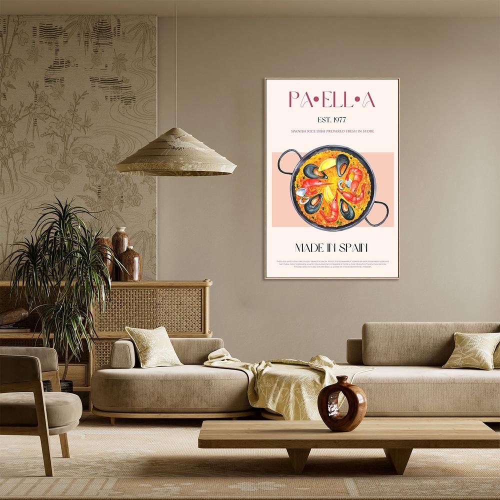 wall-art-print-canvas-poster-framed-Spanish Seafood Paella-9