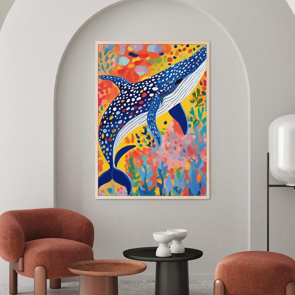 wall-art-print-canvas-poster-framed-Spotted Whale-2
