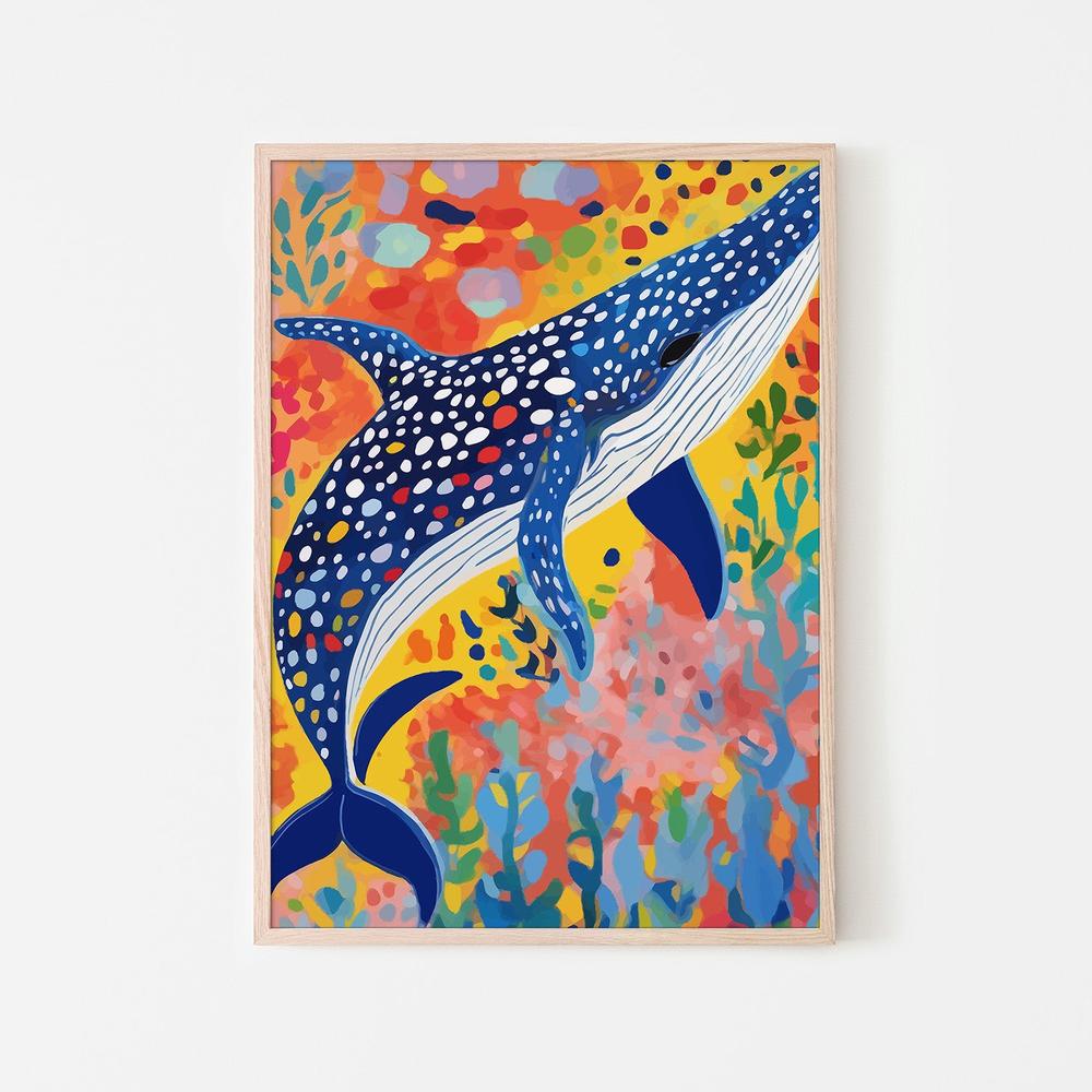 wall-art-print-canvas-poster-framed-Spotted Whale-6