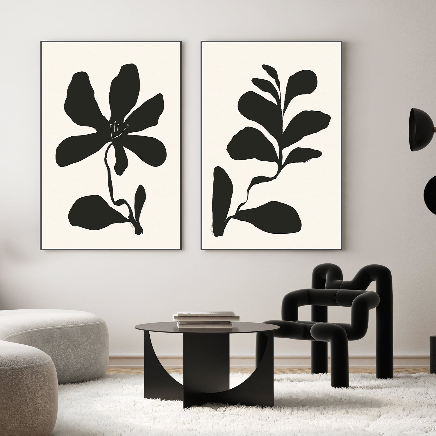 wall-art-print-canvas-poster-framed-Spring Bloom, Style A & B, Set Of 2 , By Andelle Art-2