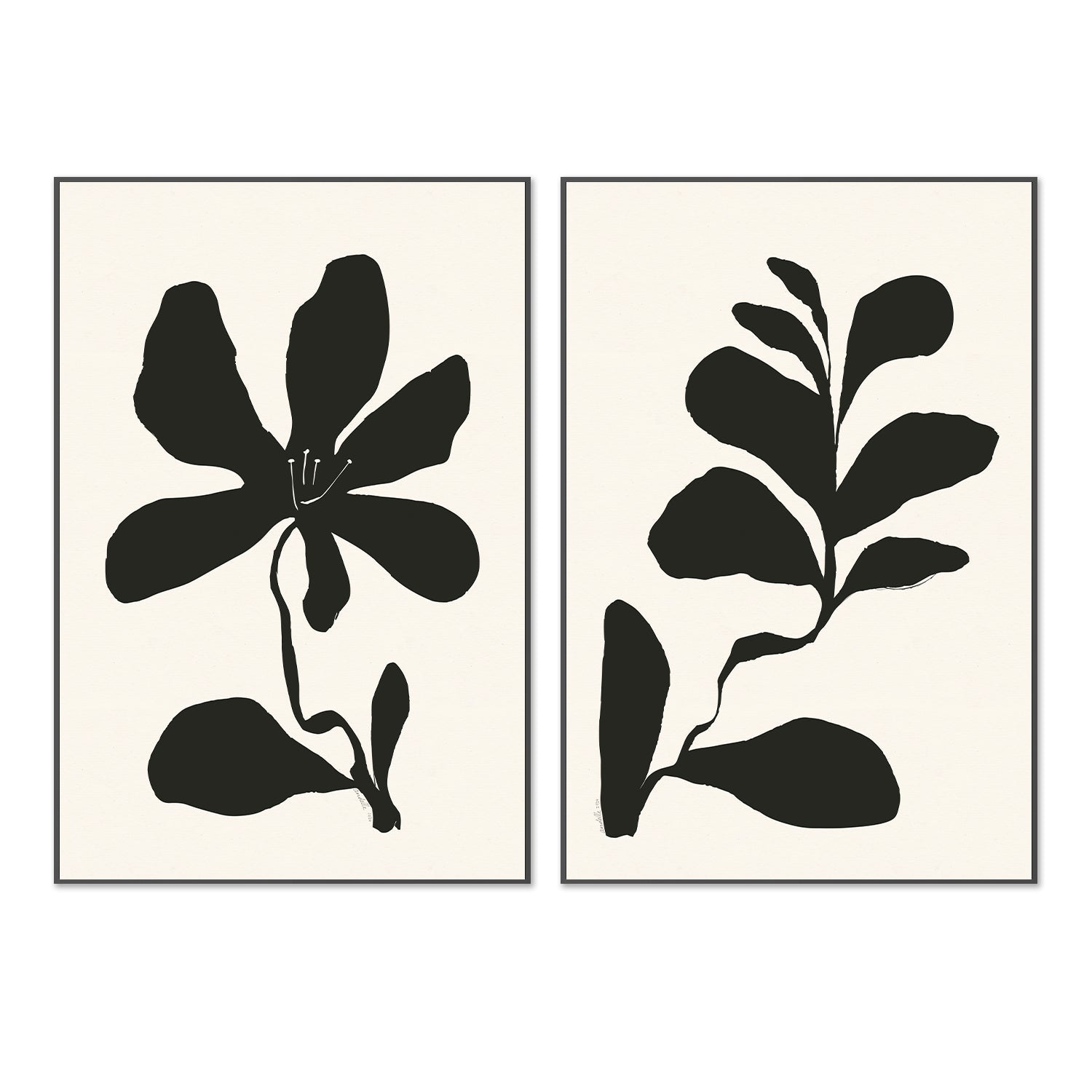 wall-art-print-canvas-poster-framed-Spring Bloom, Style A & B, Set Of 2 , By Andelle Art-3