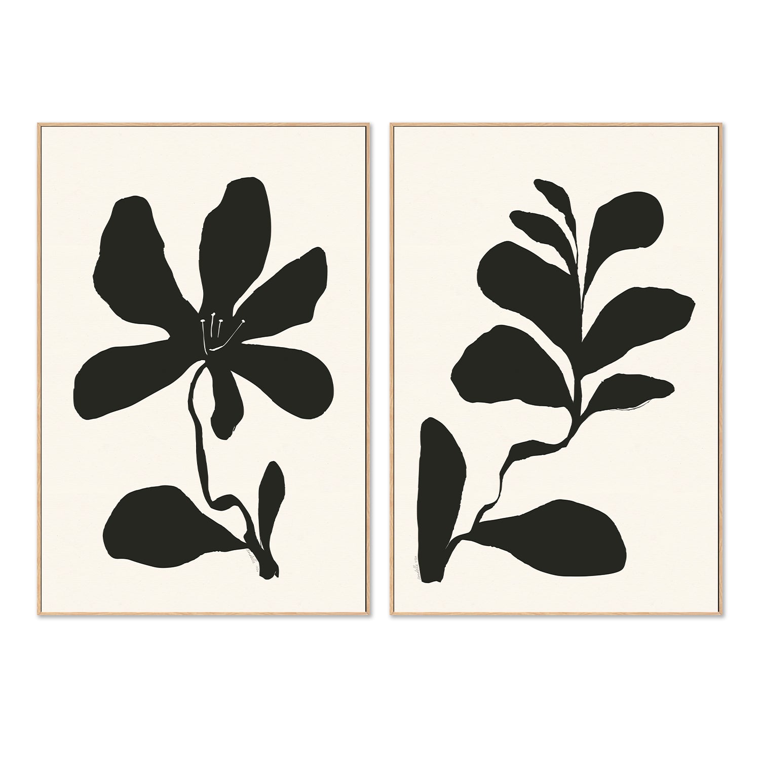 wall-art-print-canvas-poster-framed-Spring Bloom, Style A & B, Set Of 2 , By Andelle Art-4