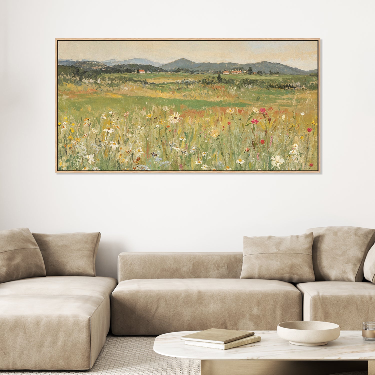 wall-art-print-canvas-poster-framed-Spring Field , By Lady Hana-2