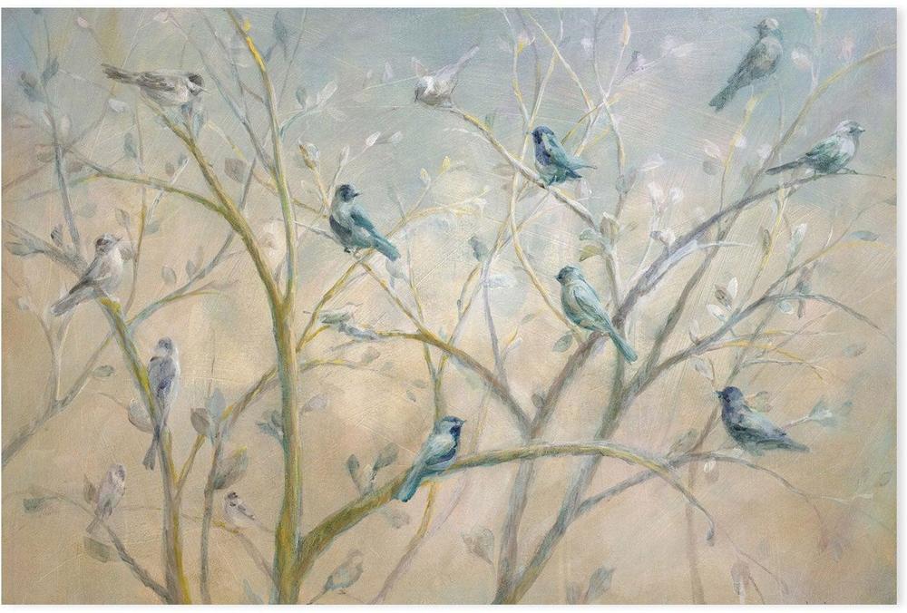 wall-art-print-canvas-poster-framed-Spring Gathering-by-Danhui Nai-Gioia Wall Art