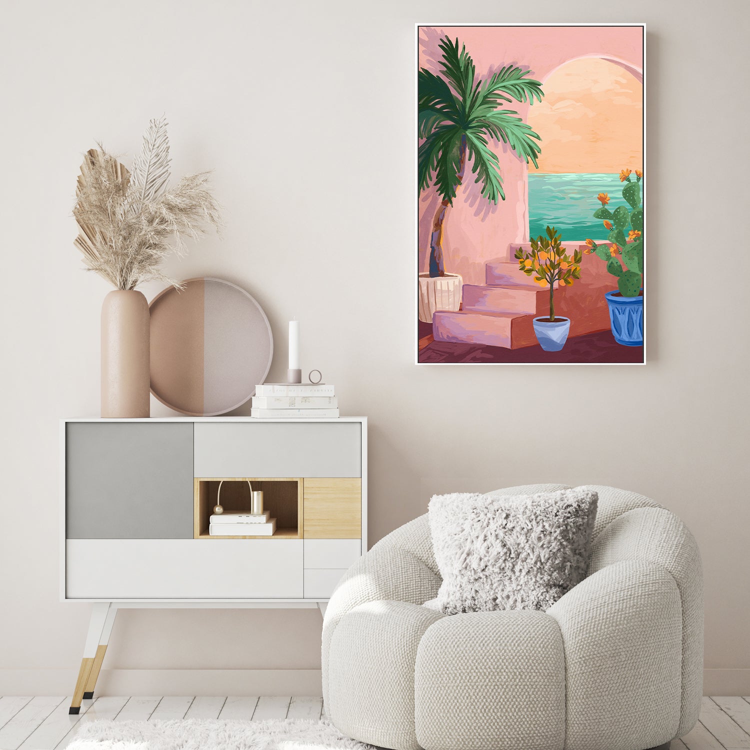 wall-art-print-canvas-poster-framed-Stairway To Paradise-7