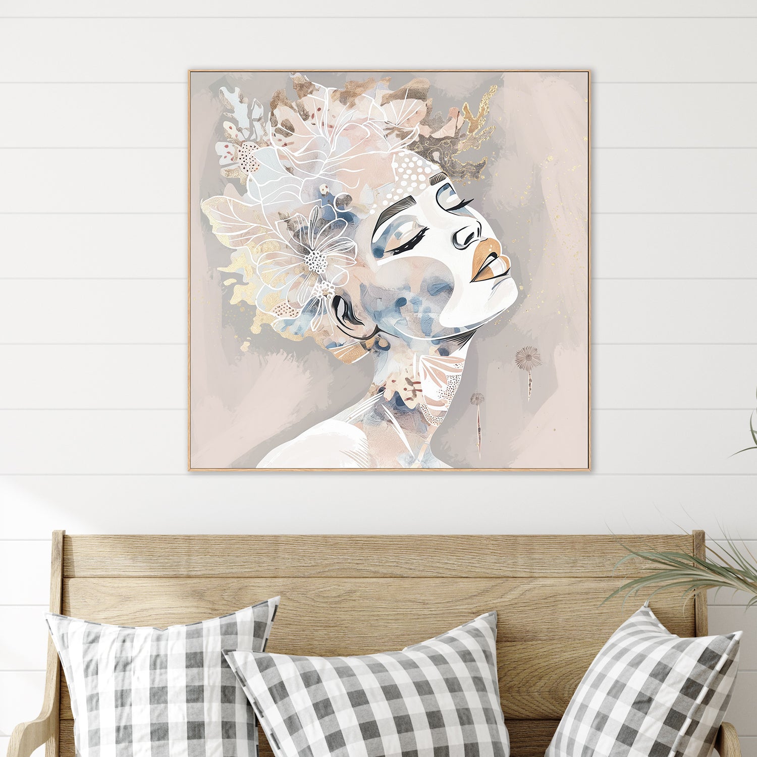 wall-art-print-canvas-poster-framed-Stardust pink-2