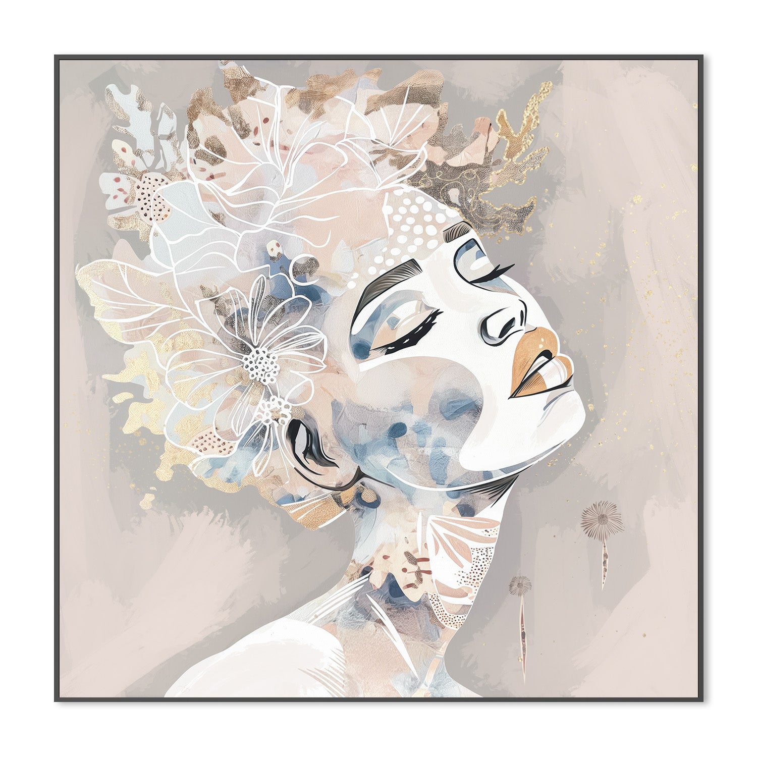 wall-art-print-canvas-poster-framed-Stardust pink-3