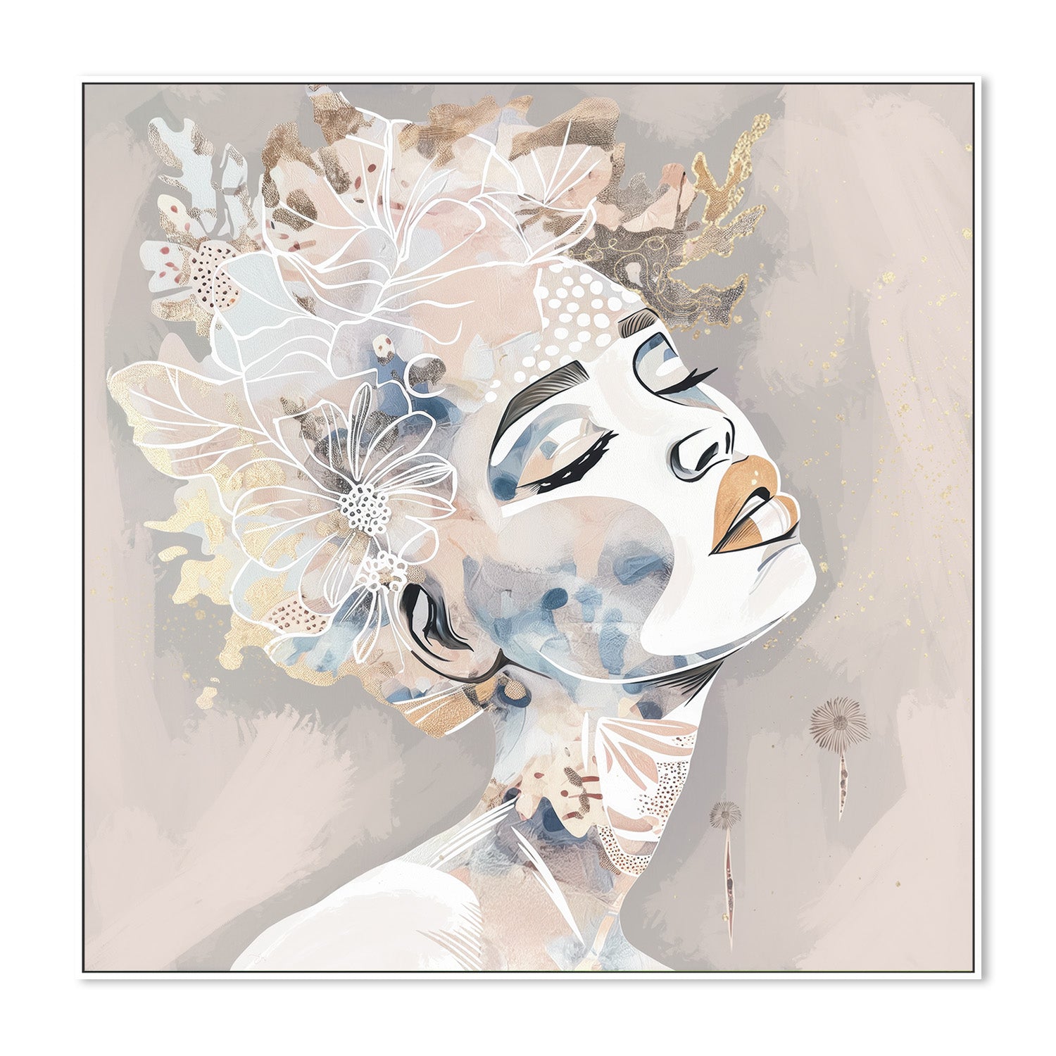 wall-art-print-canvas-poster-framed-Stardust pink-5