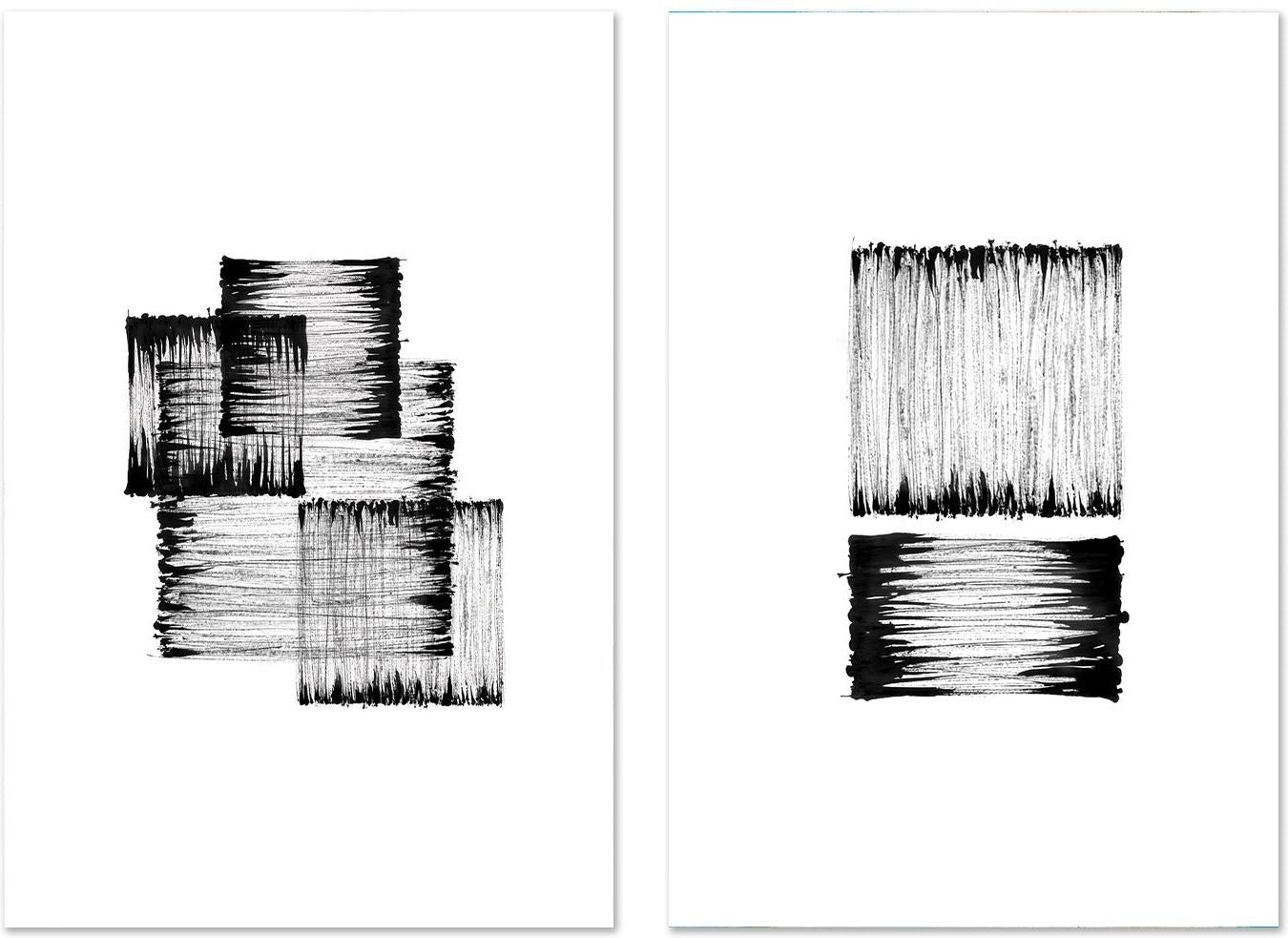 wall-art-print-canvas-poster-framed-Stick Ink, Set Of 2-by-Danushka Abeygoda-Gioia Wall Art