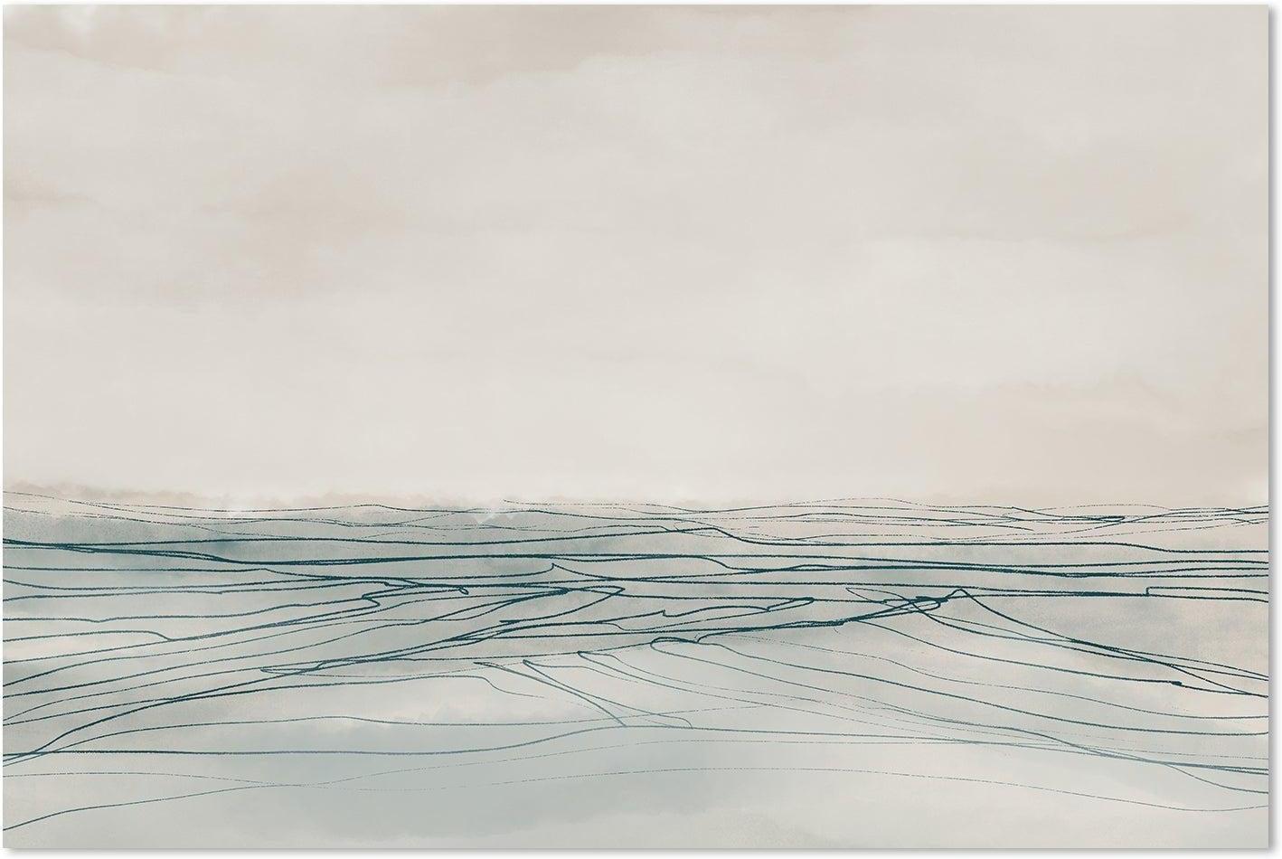 wall-art-print-canvas-poster-framed-Still Sea , By Dan Hobday-by-Dan Hobday-Gioia Wall Art