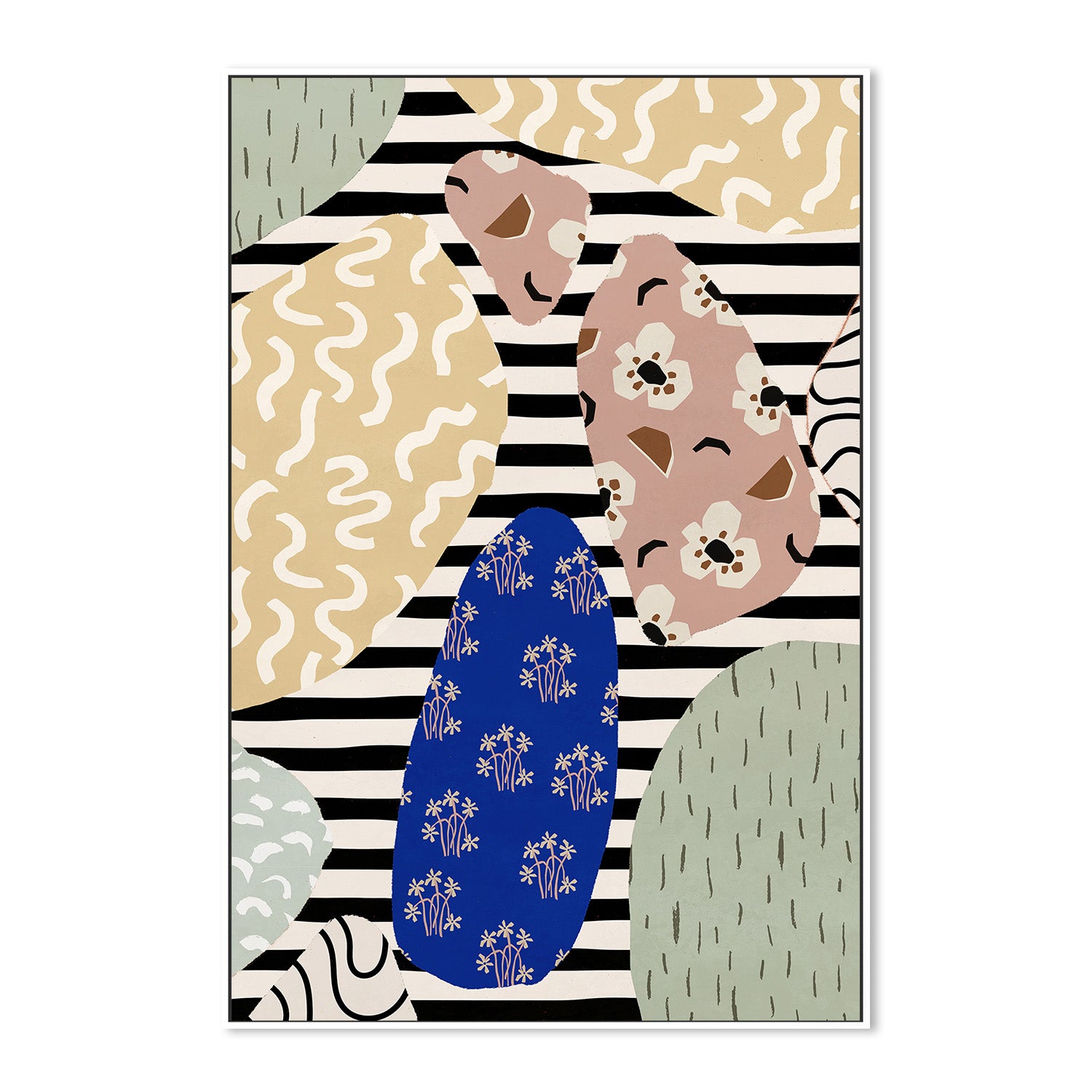 wall-art-print-canvas-poster-framed-Stone Pattern-5