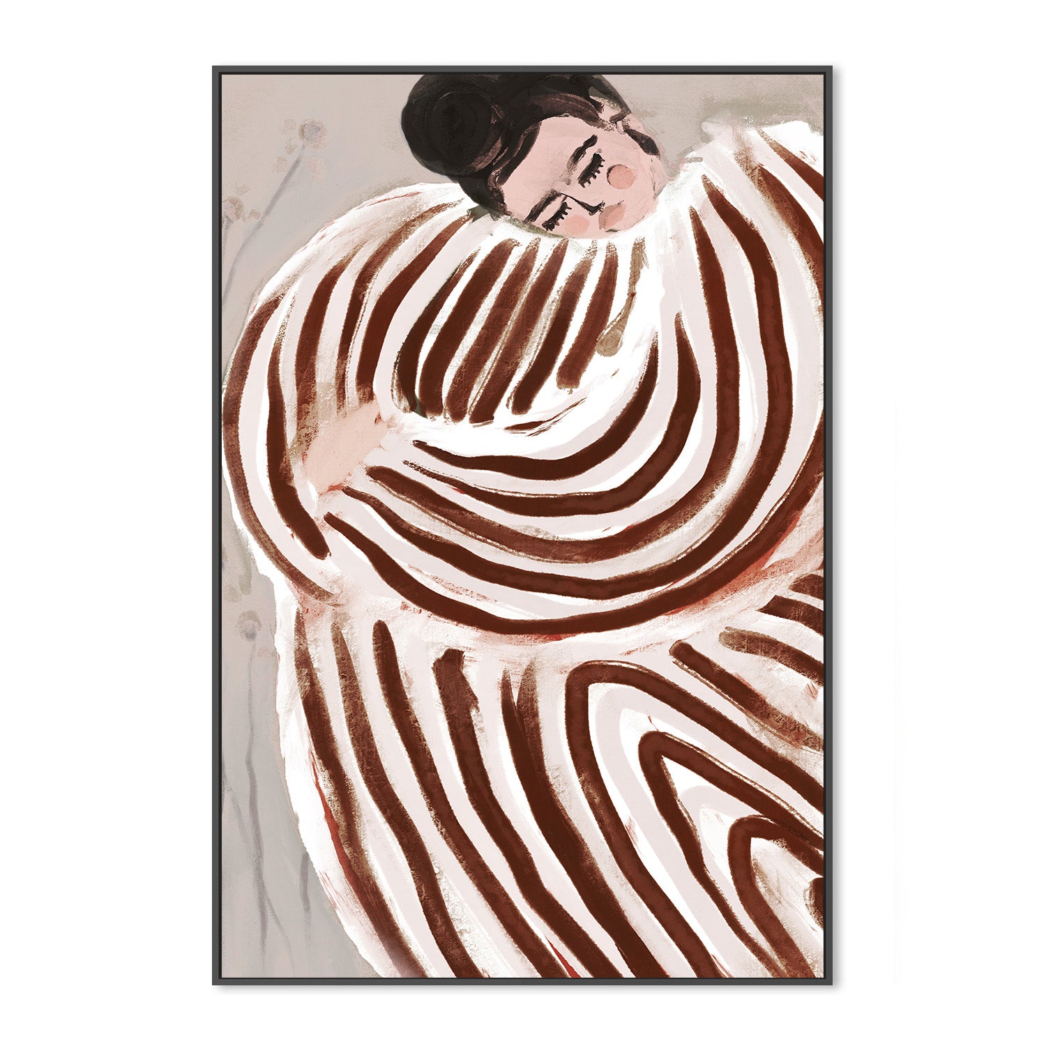 wall-art-print-canvas-poster-framed-Striped Embrace-3