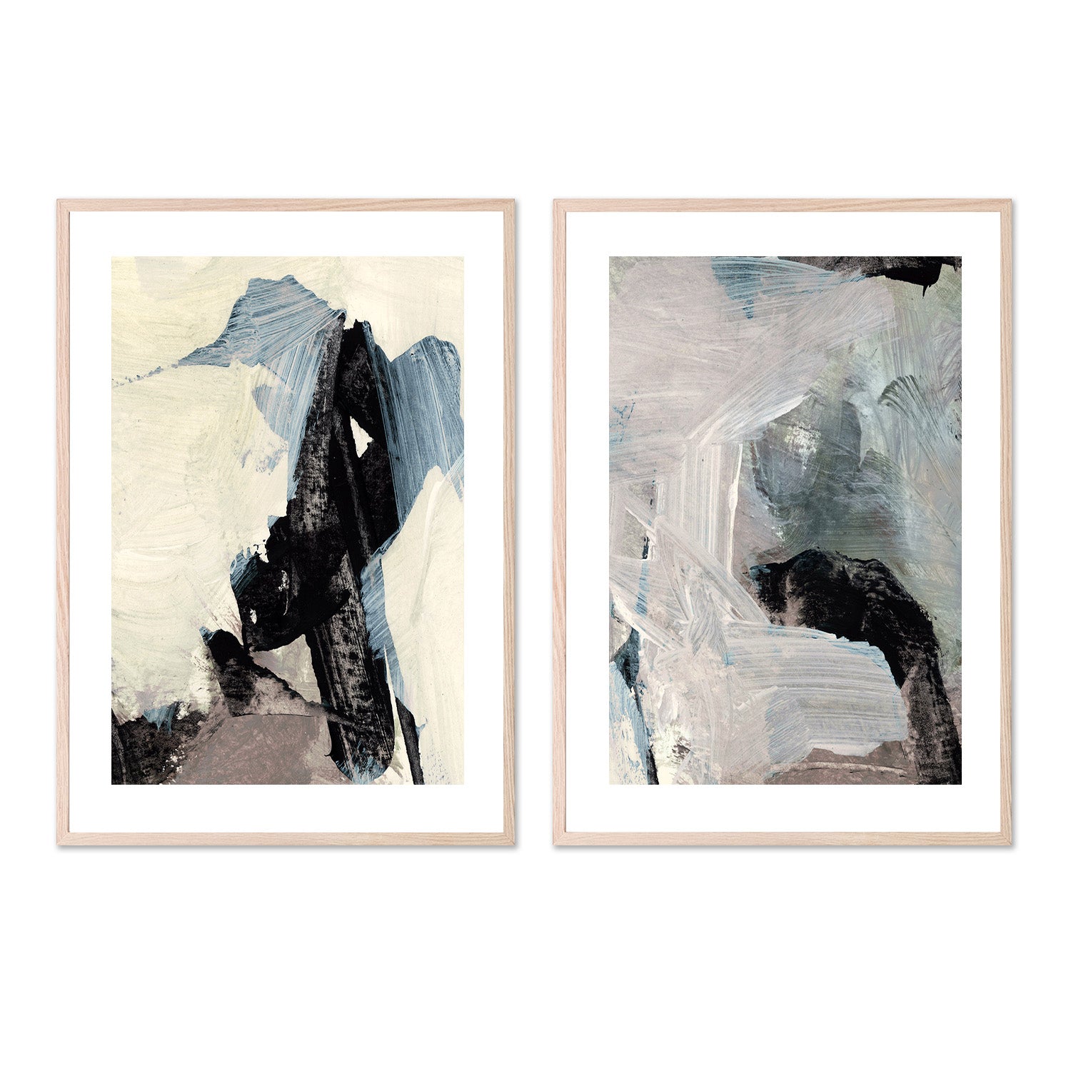 wall-art-print-canvas-poster-framed-Studio, Set of 2-6