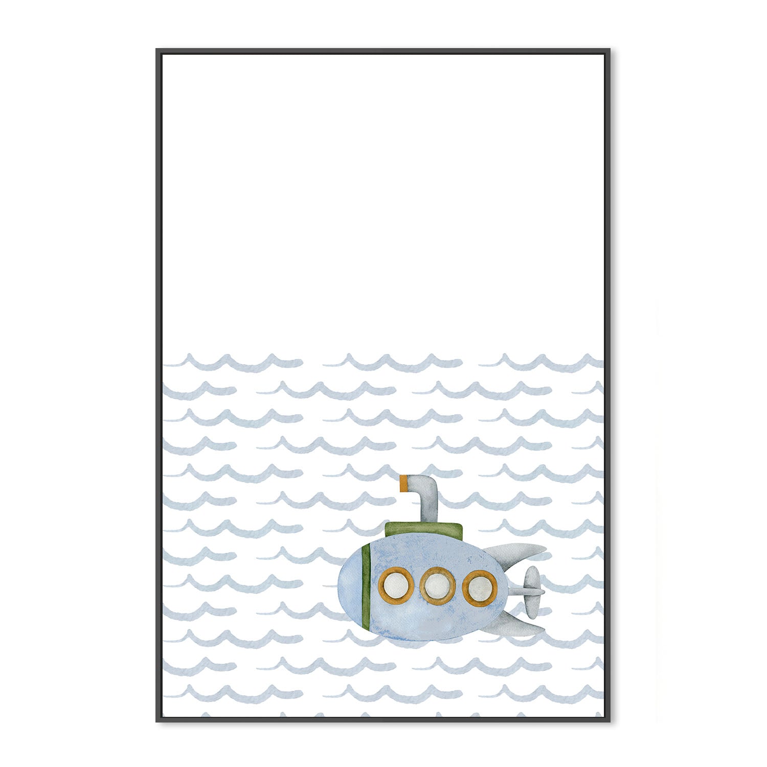wall-art-print-canvas-poster-framed-Submarine , By At Viv Home Prints-3