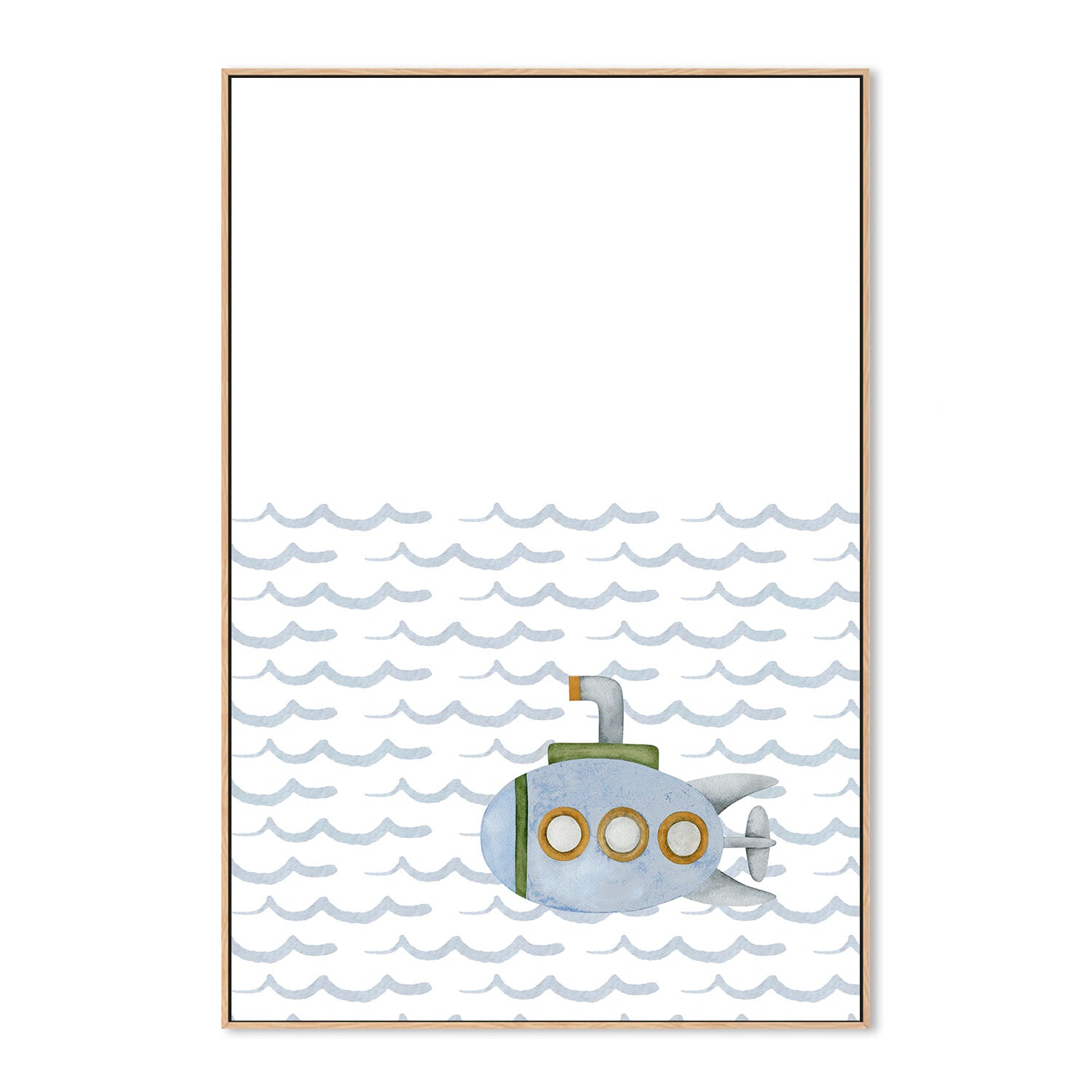 wall-art-print-canvas-poster-framed-Submarine , By At Viv Home Prints-4