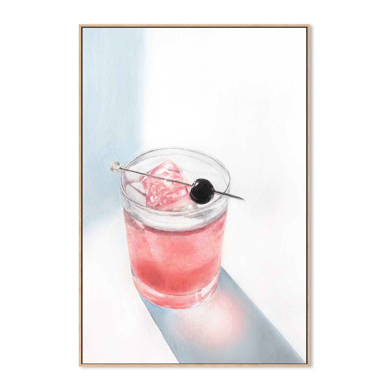 wall-art-print-canvas-poster-framed-Summer Cherry Cocktail-4
