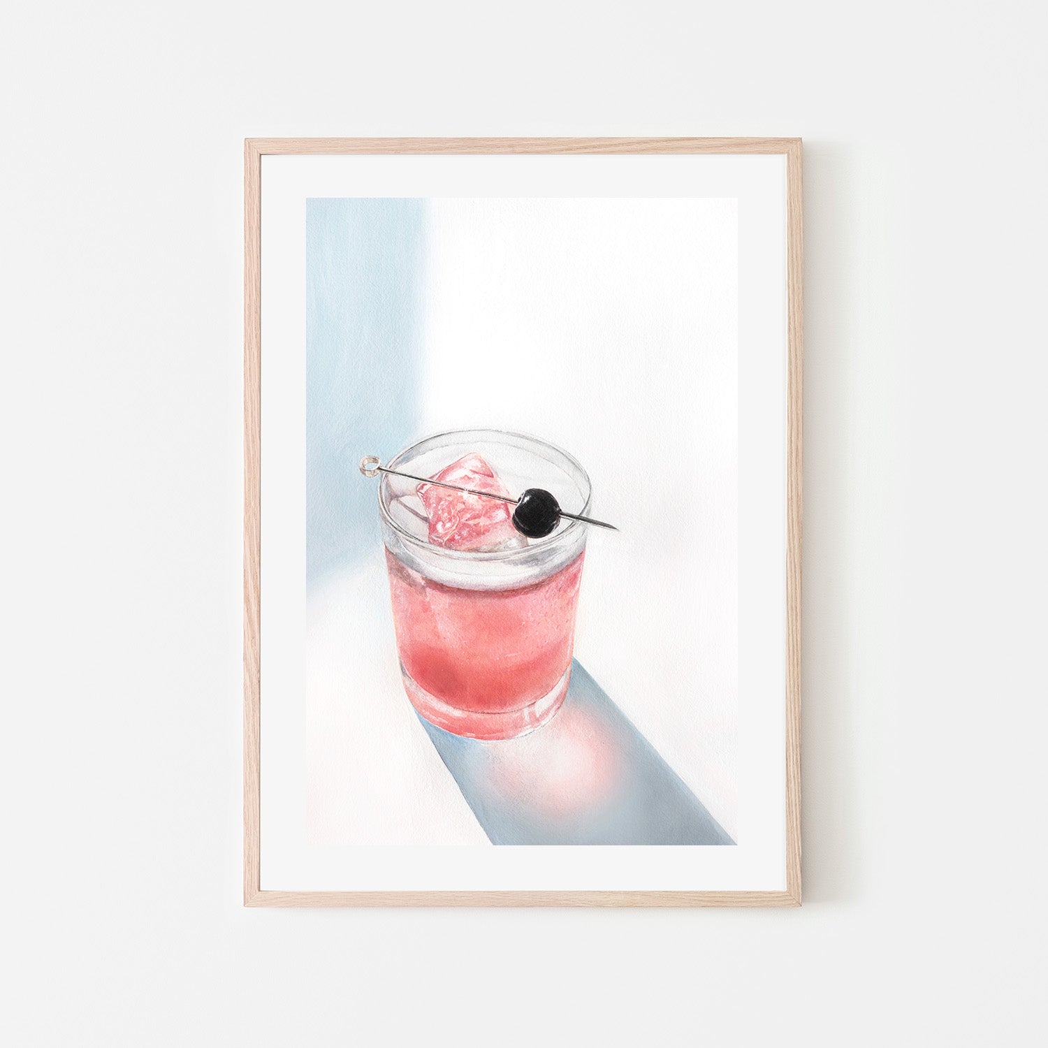 wall-art-print-canvas-poster-framed-Summer Cherry Cocktail-6
