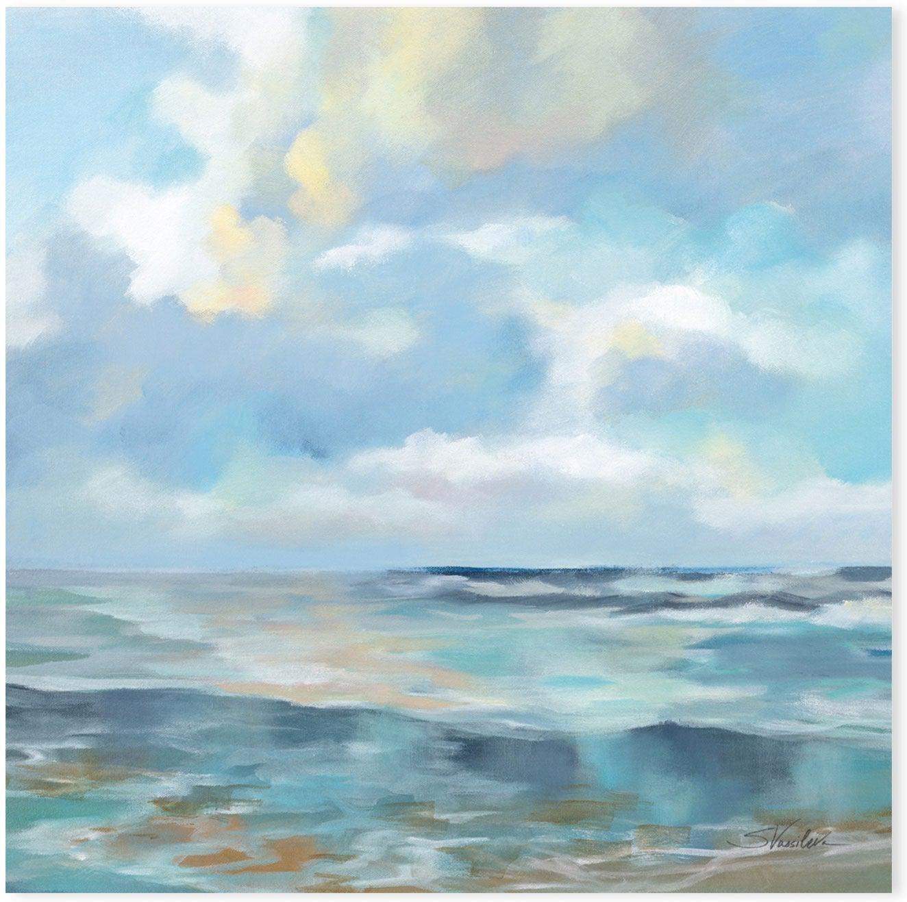 wall-art-print-canvas-poster-framed-Summer Clouds Light-by-Silvia Vassileva-Gioia Wall Art