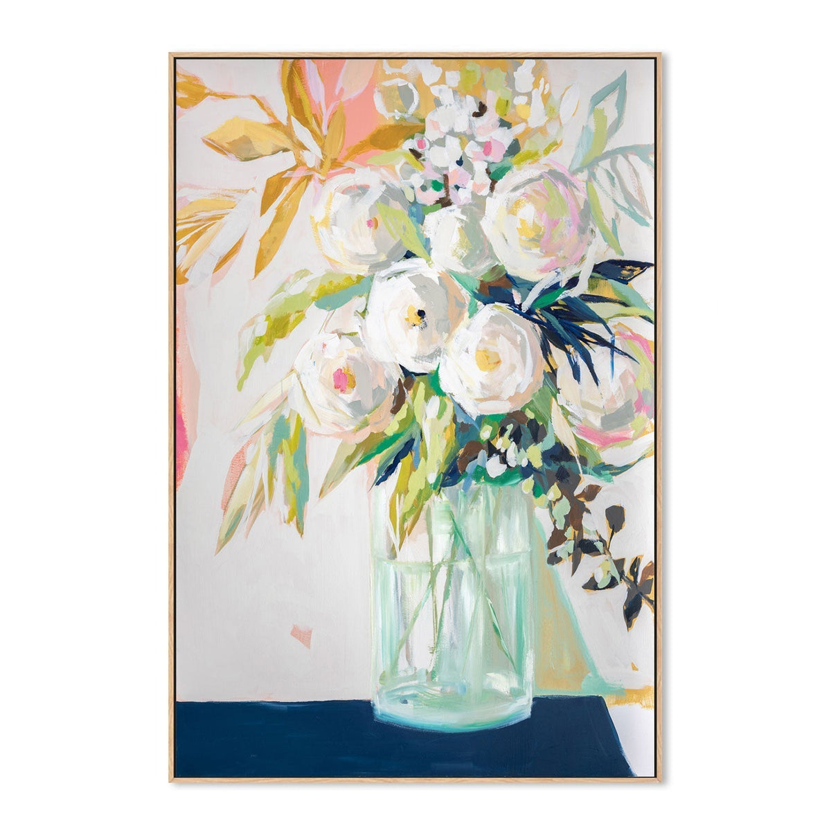 wall-art-print-canvas-poster-framed-Summer Day Bouquet-by-Jenny Westenhofer Art-Gioia Wall Art