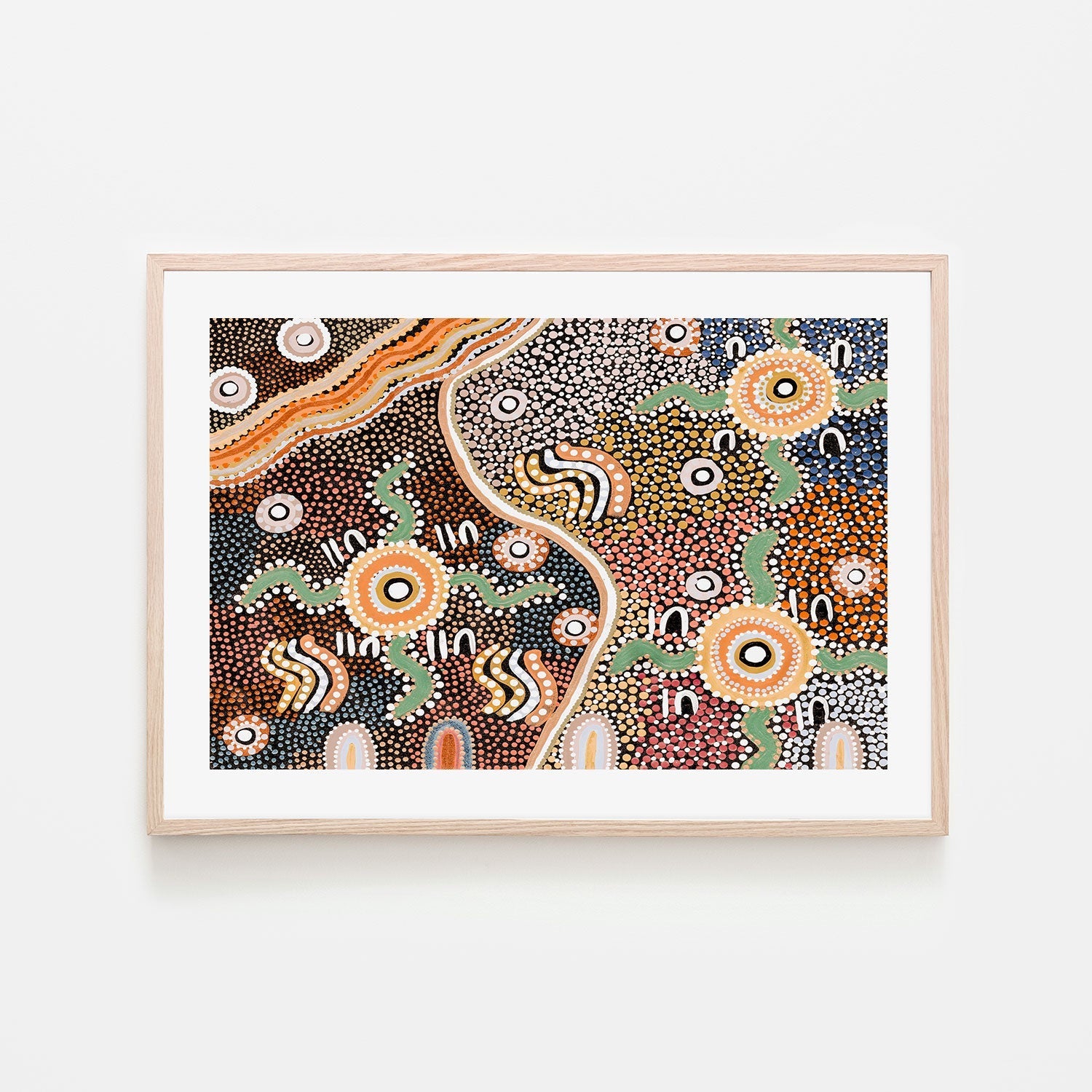 wall-art-print-canvas-poster-framed-Summertime, Style A, Earth Tones , By Tahni Derbin-GIOIA-WALL-ART