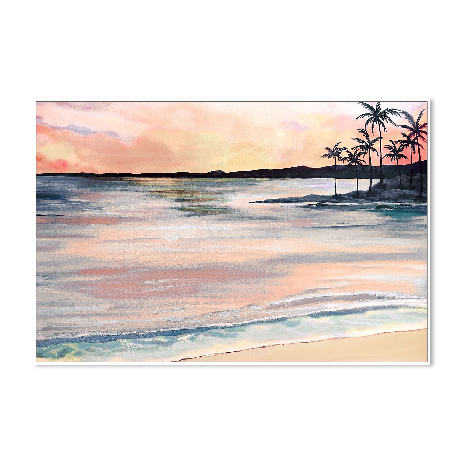 wall-art-print-canvas-poster-framed-Sun Kissed Beach-5