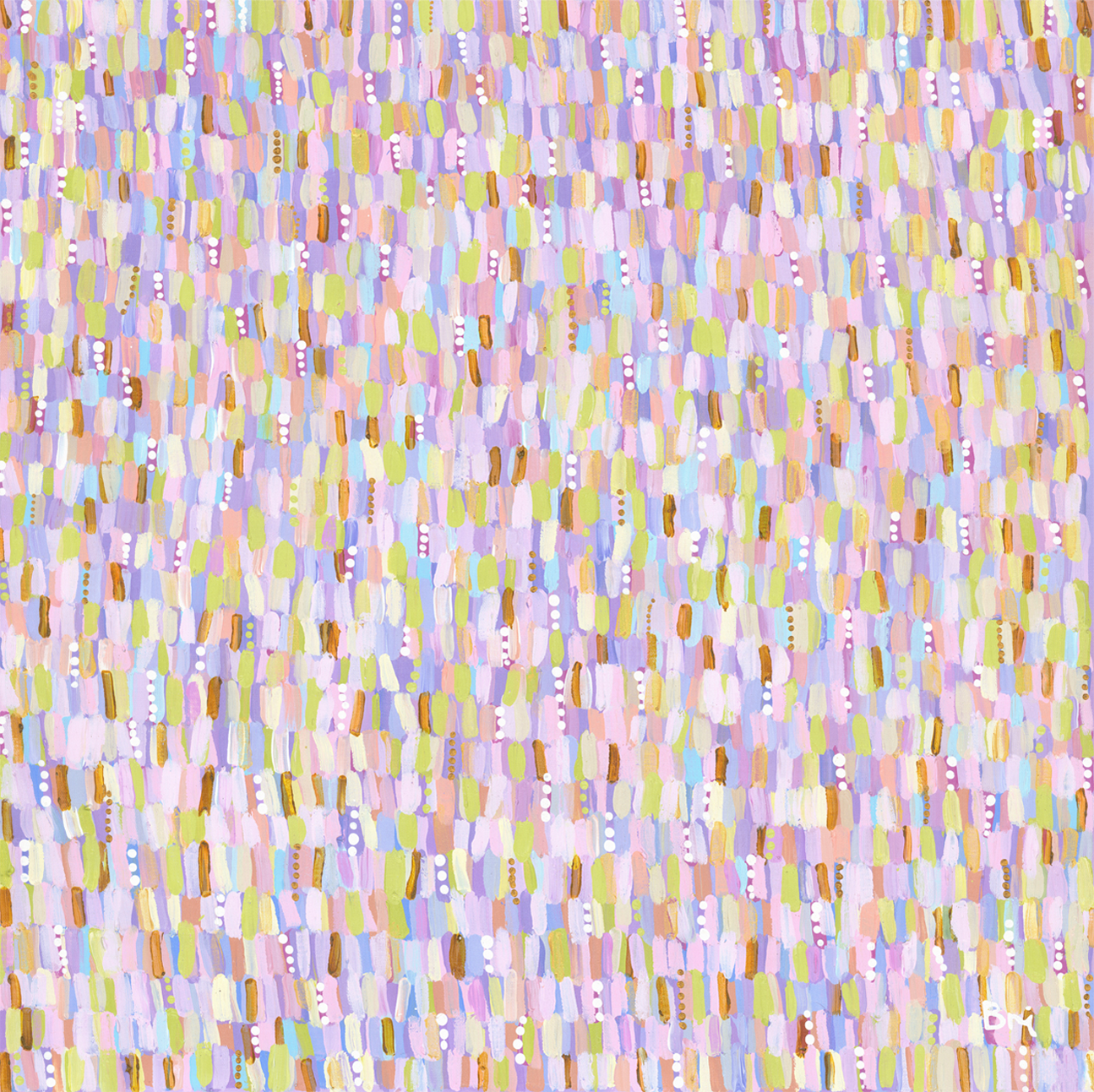Sun Shower, Pastel Purple Tones