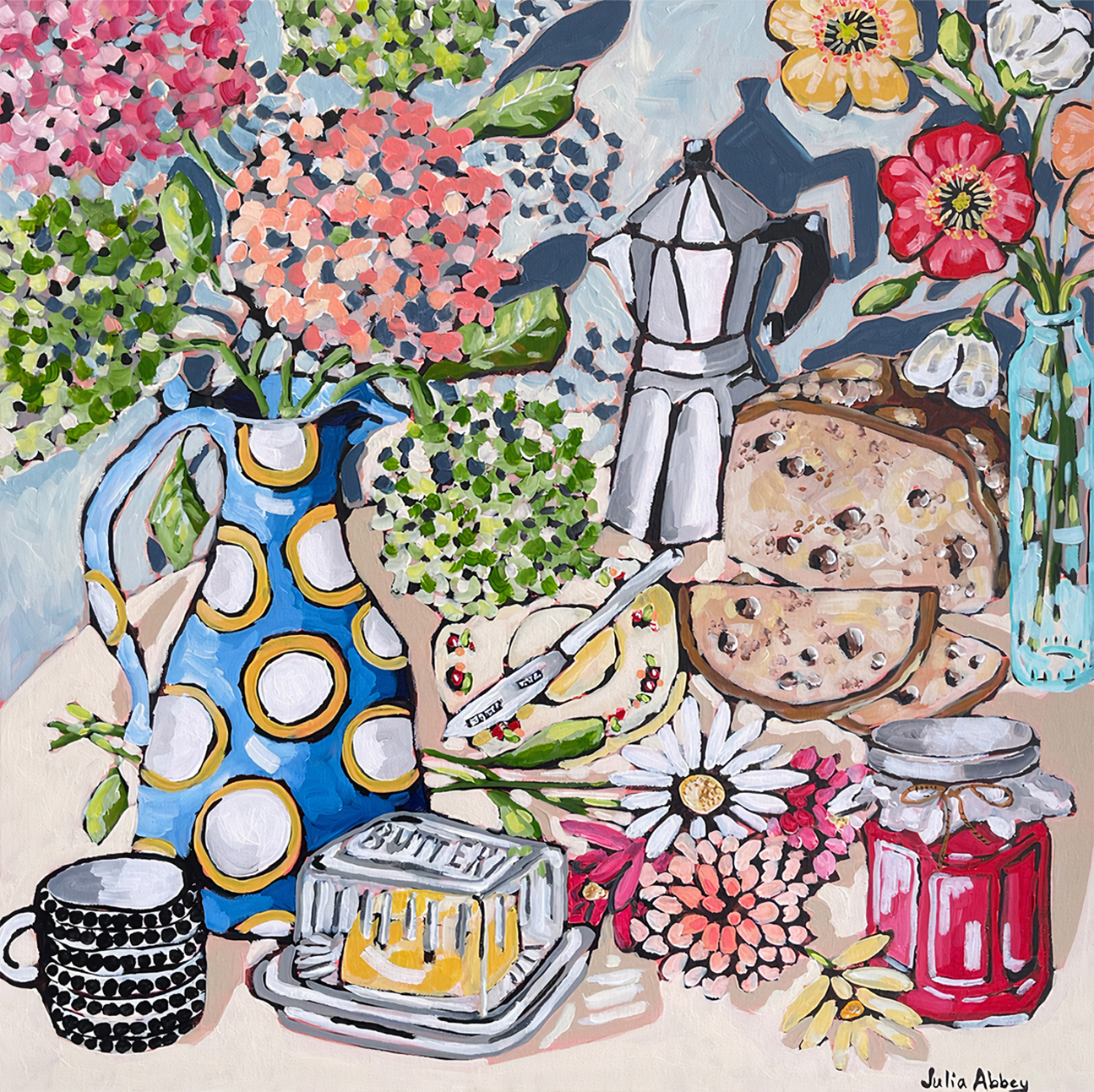 wall-art-print-canvas-poster-framed-Sunday Morning Vibes , By Julia Abbey-1