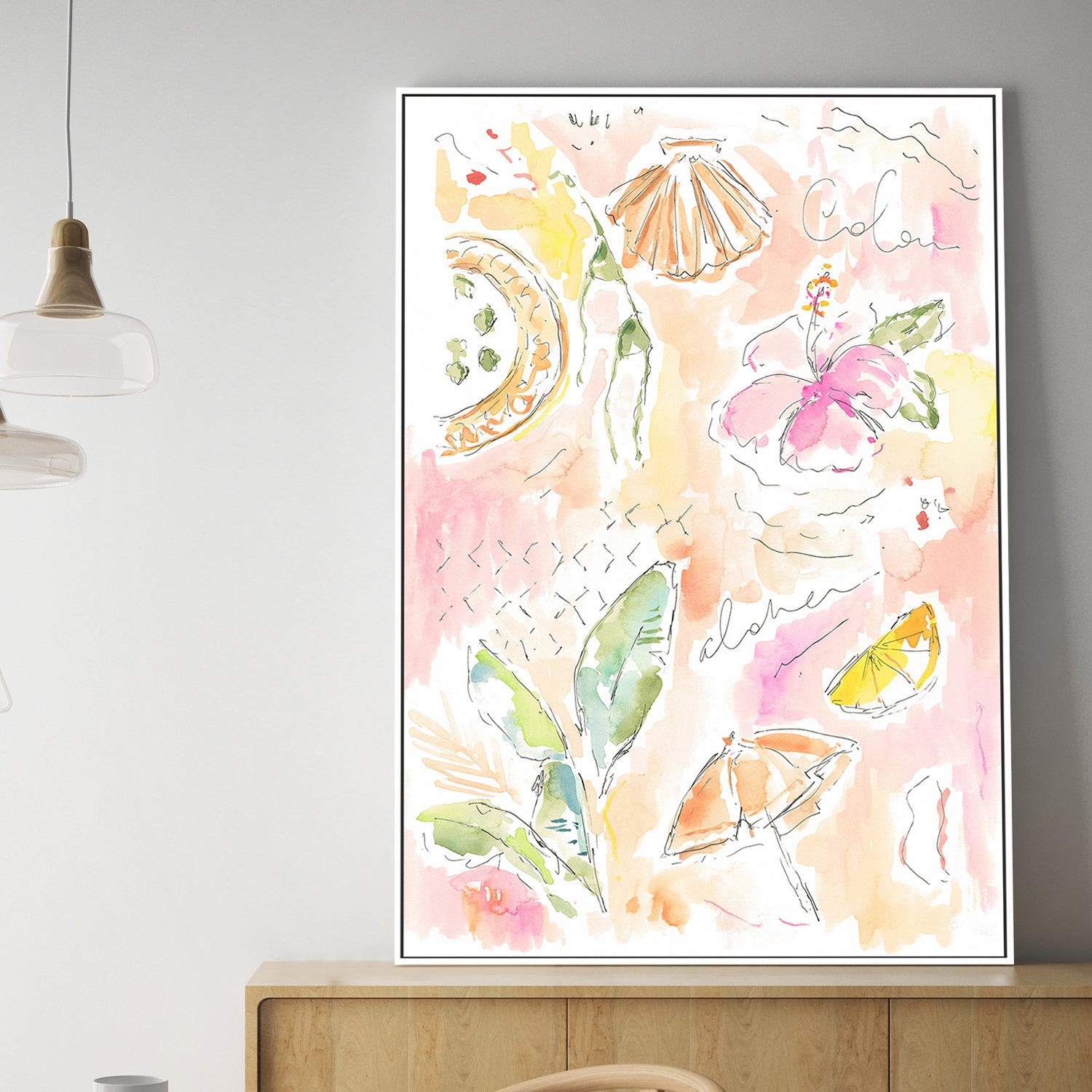 wall-art-print-canvas-poster-framed-Sunkissed , By Cass Deller-2