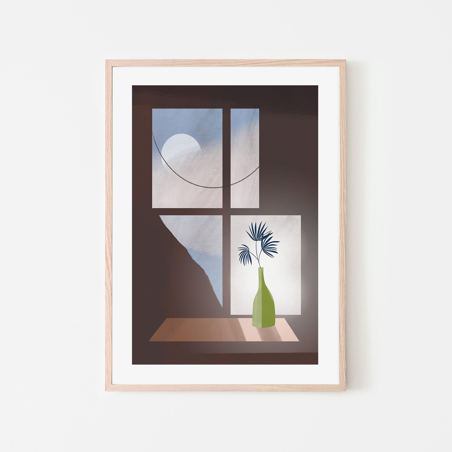 wall-art-print-canvas-poster-framed-Sunlight Through the Window-6