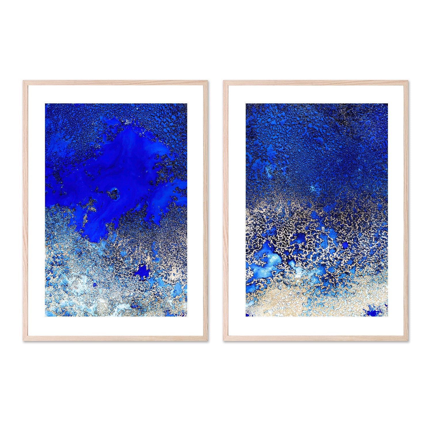 wall-art-print-canvas-poster-framed-Sunlit Reef, Style A & B, Set Of 2 , By Petra Meikle-6