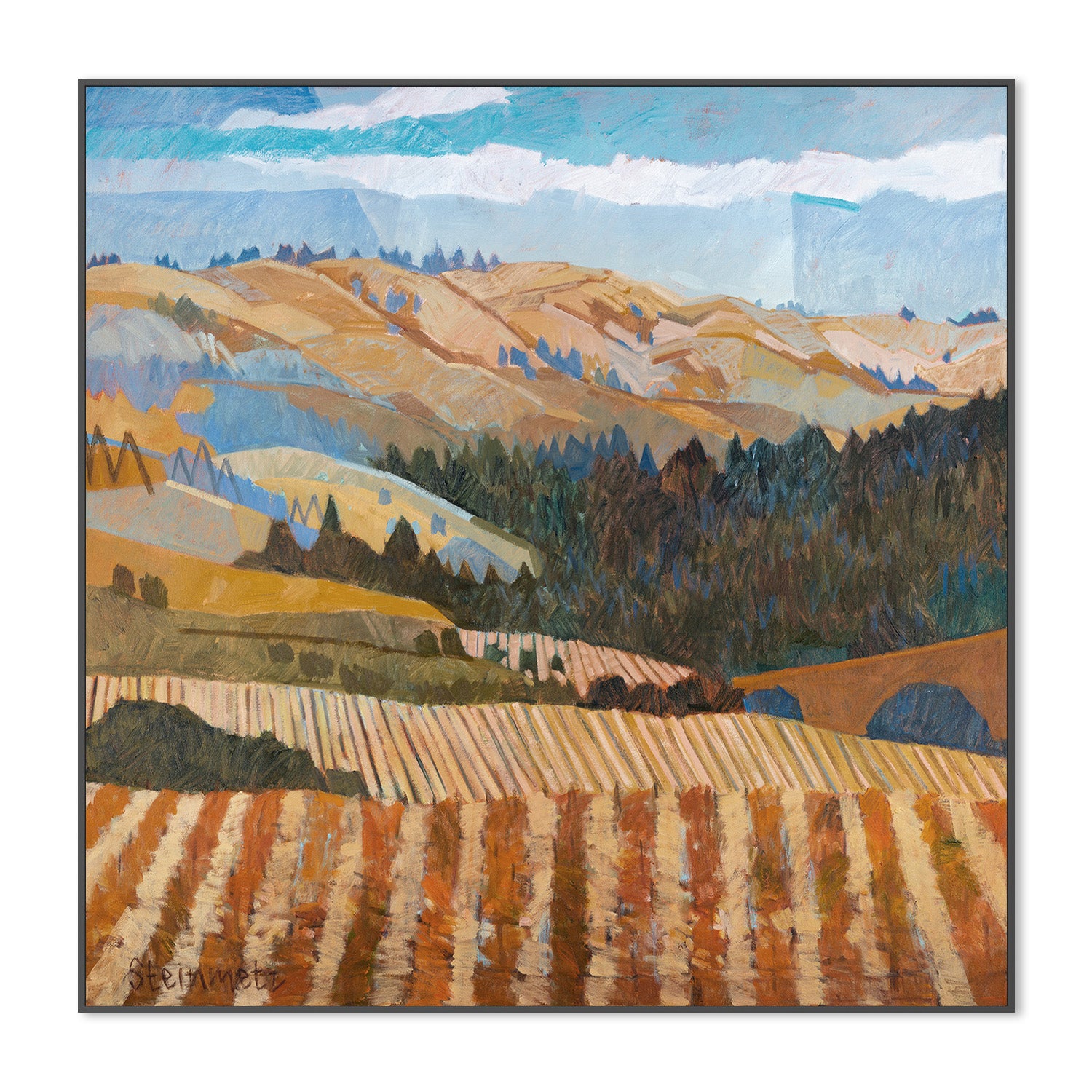 wall-art-print-canvas-poster-framed-Sunny Fall Ferment , By Liana Steinmetz-3