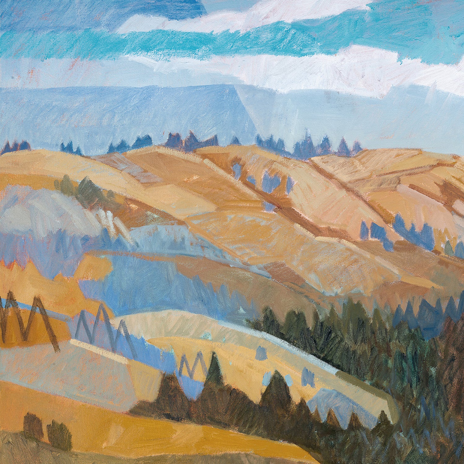 wall-art-print-canvas-poster-framed-Sunny Fall Ferment , By Liana Steinmetz-8