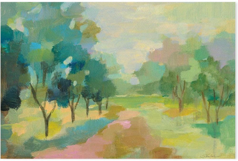 wall-art-print-canvas-poster-framed-Sunrise Forest-by-Silvia Vassileva-Gioia Wall Art