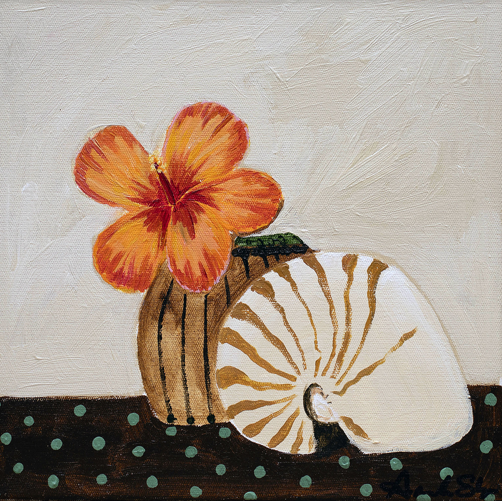 Sunset Bloom, Hibiscus , Exclusive to Gioia|Canvas Wall Art