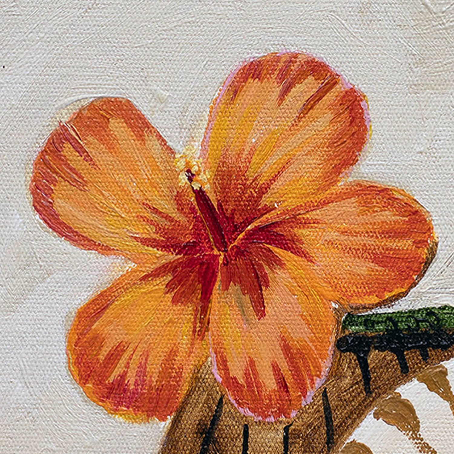 wall-art-print-canvas-poster-framed-Sunset Bloom, Hibiscus , By Amanda Skye-8