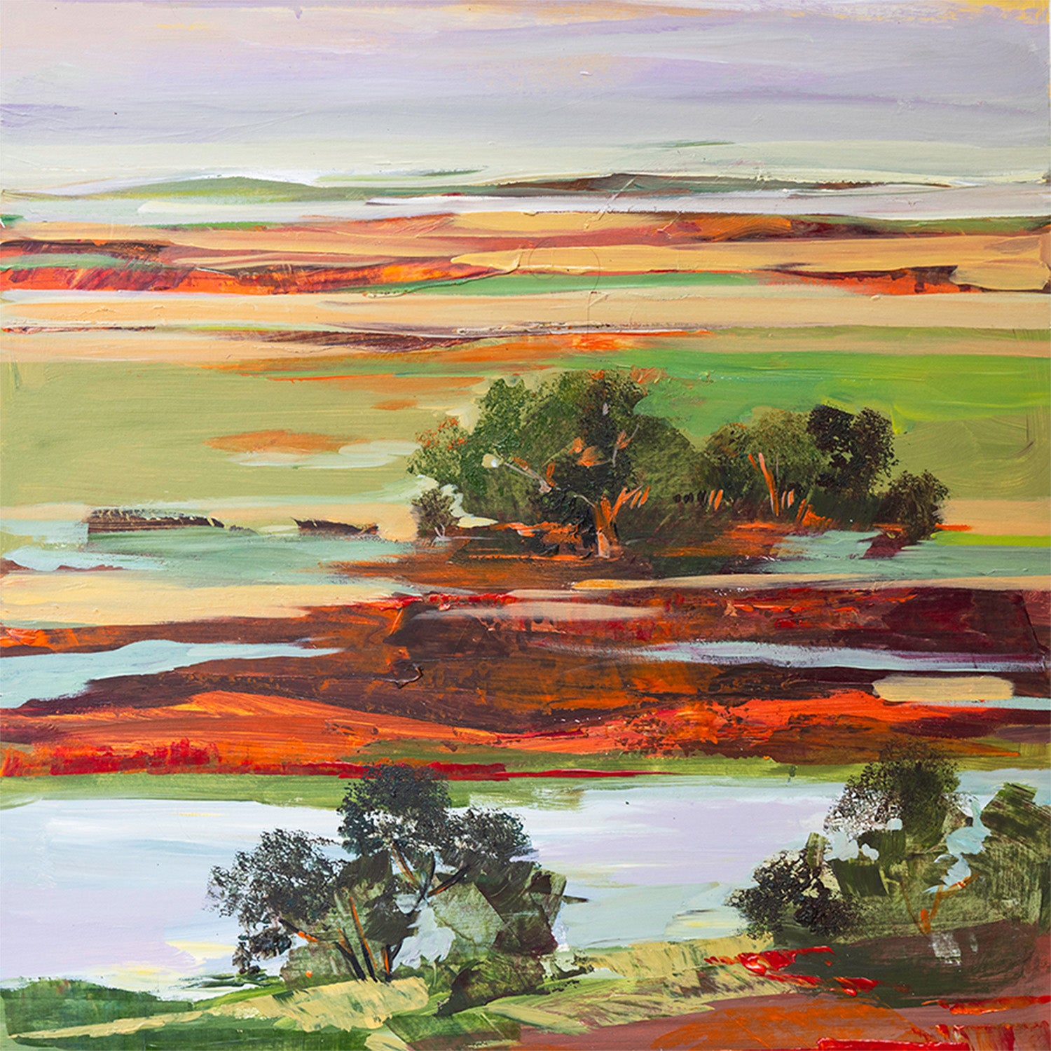 wall-art-print-canvas-poster-framed-Sunset Fields-1