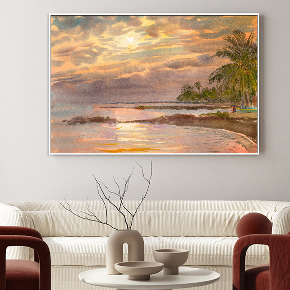 wall-art-print-canvas-poster-framed-Sunset Warmth , By David Dallison-2