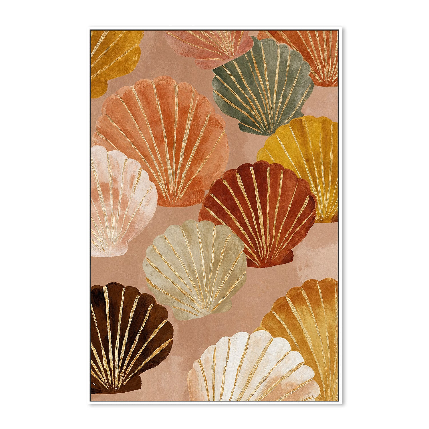 wall-art-print-canvas-poster-framed-Sunwashed Shells-5