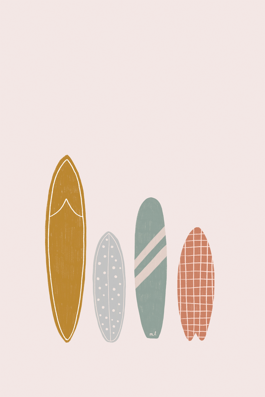 wall-art-print-canvas-poster-framed-Surfboards , By Menina Lisboa-1