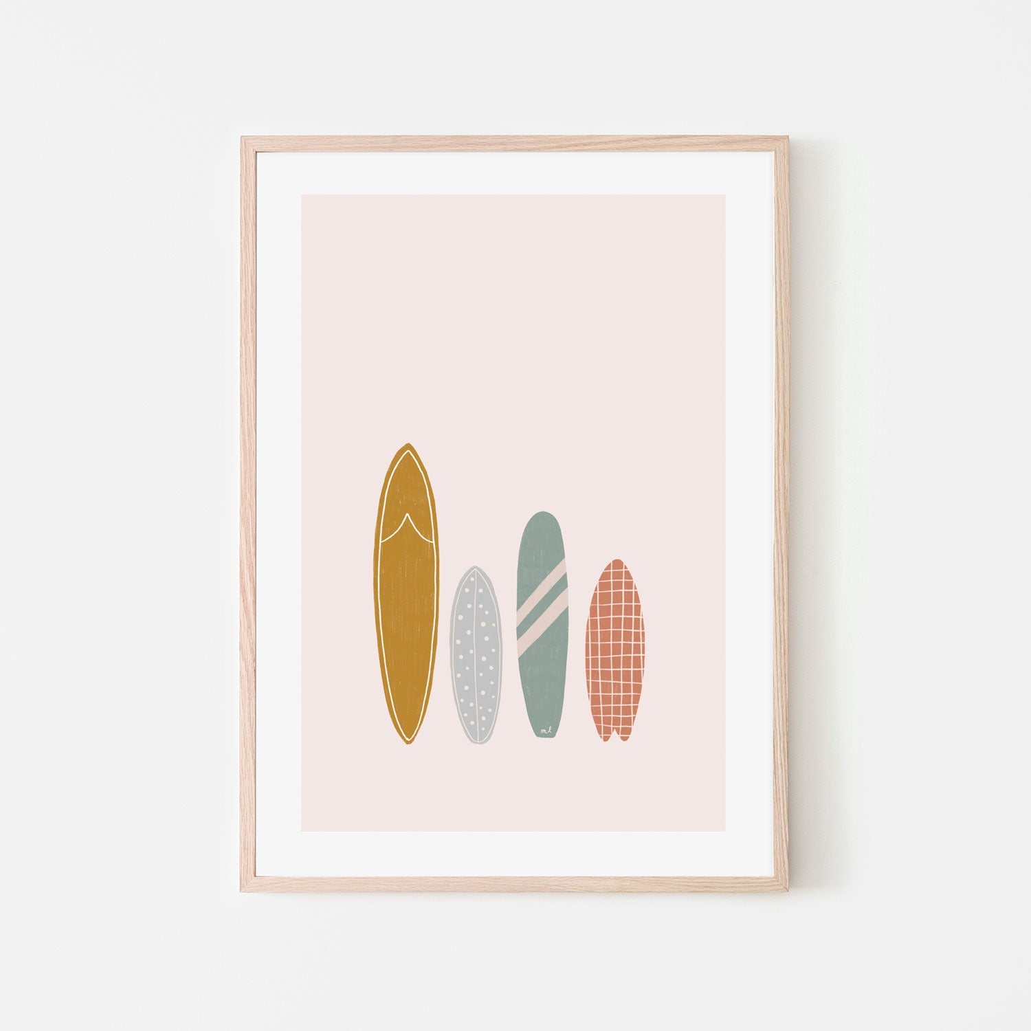 wall-art-print-canvas-poster-framed-Surfboards , By Menina Lisboa-6
