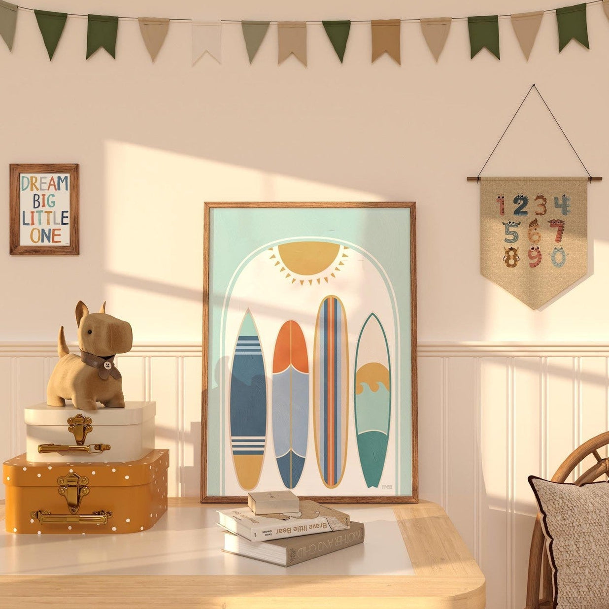 wall-art-print-canvas-poster-framed-Surfboards , By Pip and Phee-7