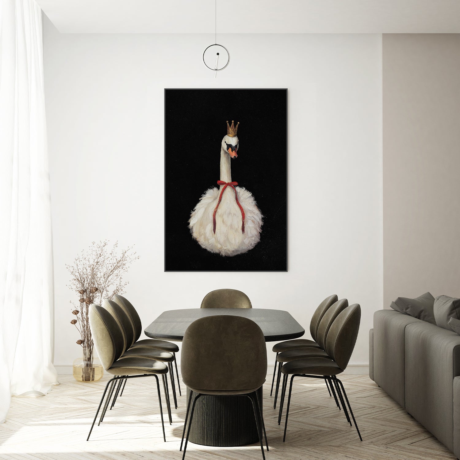 wall-art-print-canvas-poster-framed-Swan Bow-8