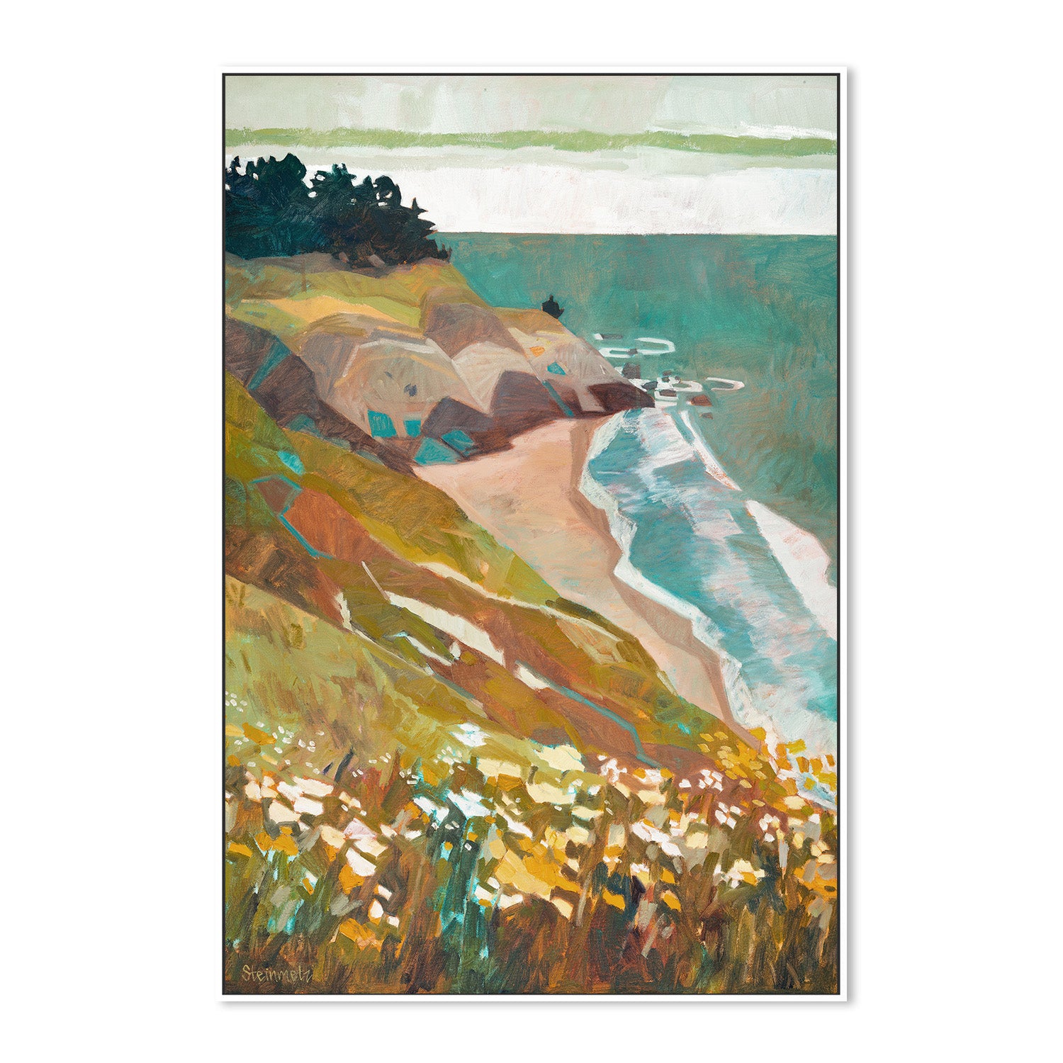 wall-art-print-canvas-poster-framed-Sweet Greens, Big Sur , By Liana Steinmetz-5