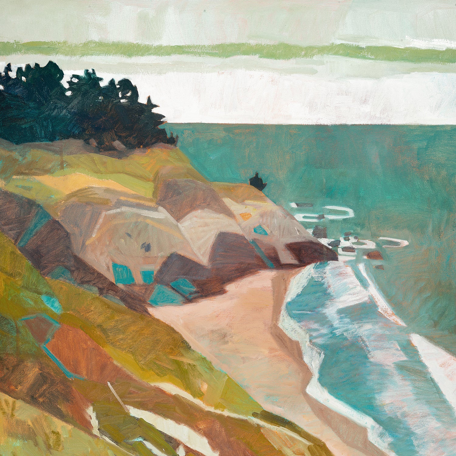 wall-art-print-canvas-poster-framed-Sweet Greens, Big Sur , By Liana Steinmetz-8