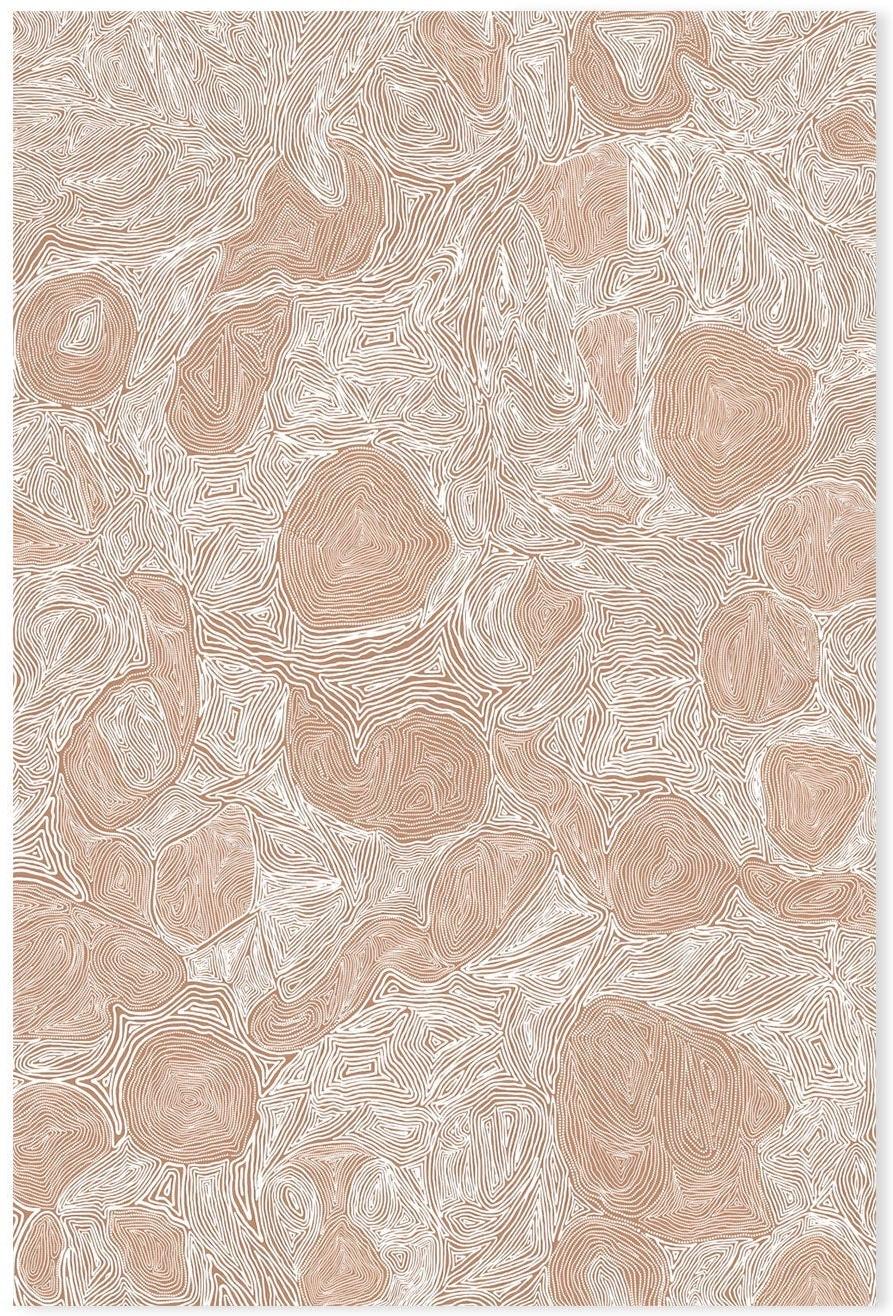 wall-art-print-canvas-poster-framed-Systems, Light Brown Ochre , By Leah Cummins-GIOIA-WALL-ART