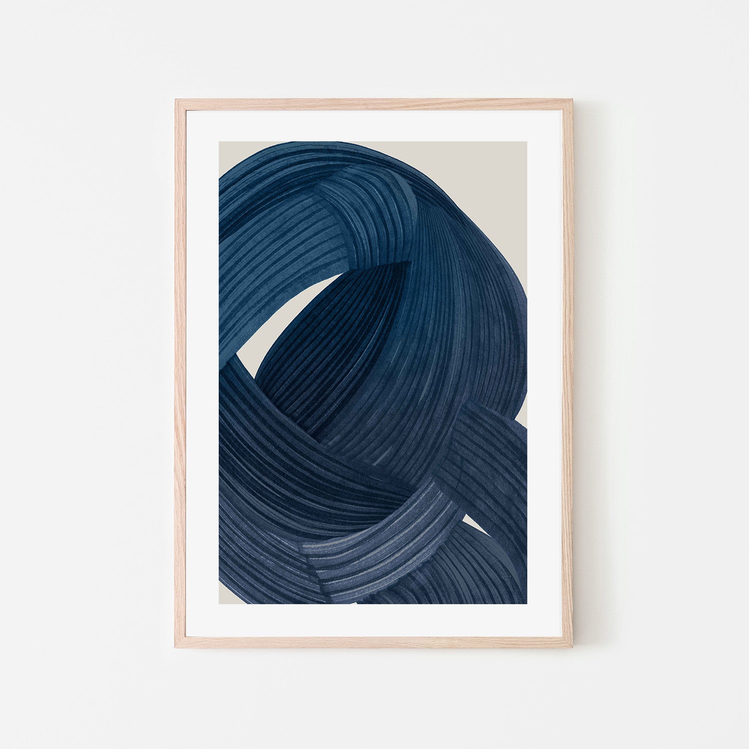 wall-art-print-canvas-poster-framed-Tangle in Indigo, Style B-6